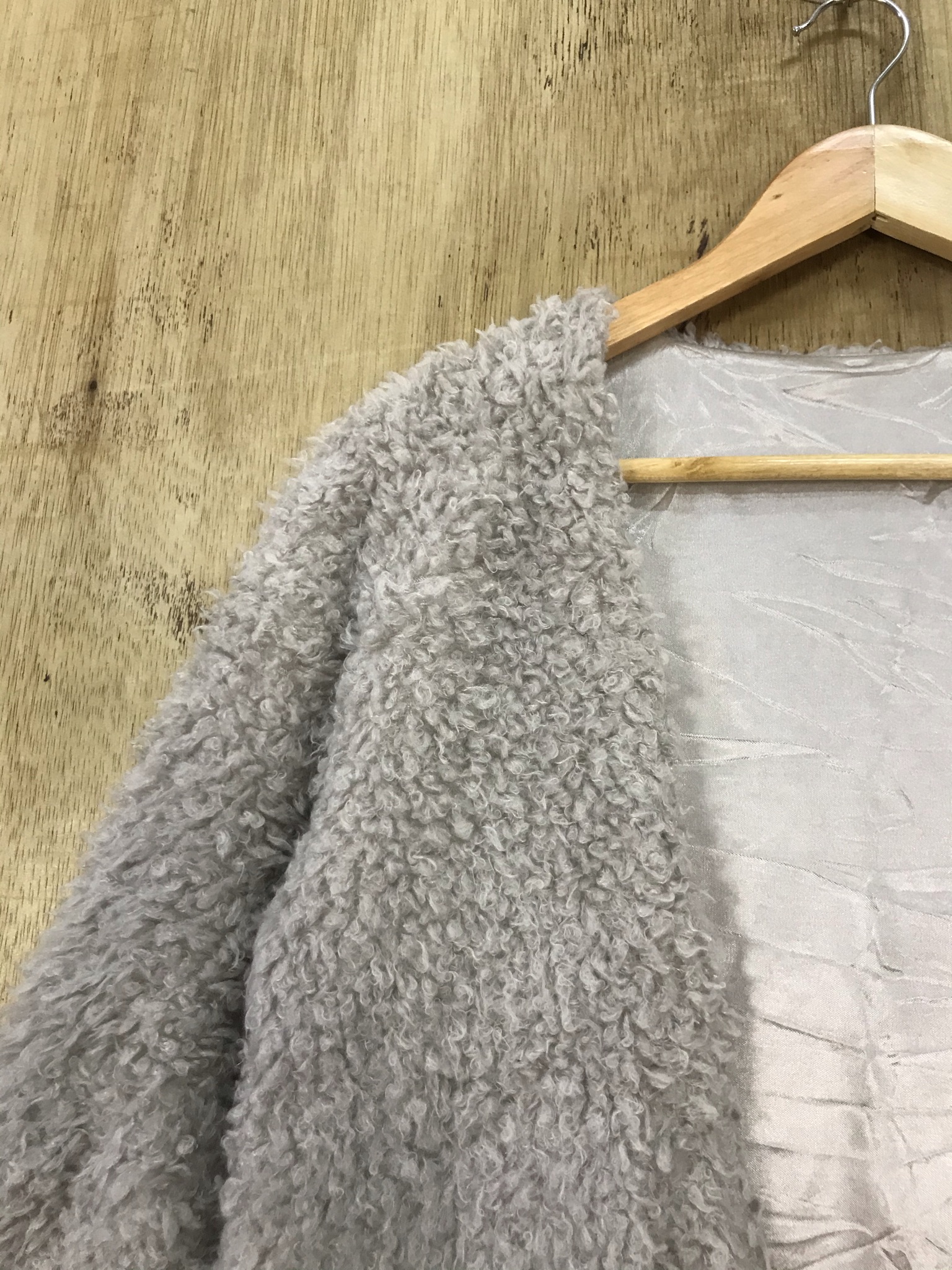 Japanese Brand - Unbrand Mohair Cozy Soft Fur Shaggy Open Knit Cardigan - 6