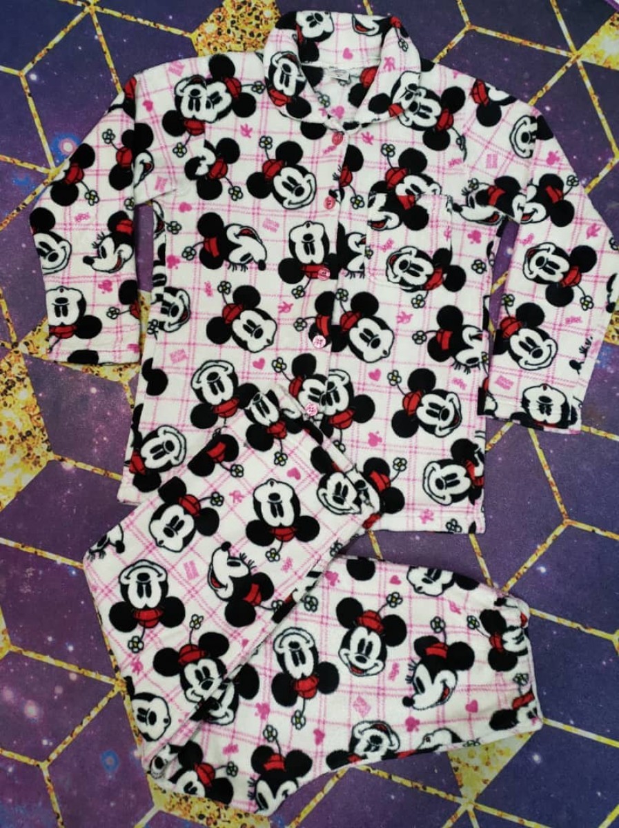 Disney - Full Print Minnie Mouse Fleece pyjamas - 1