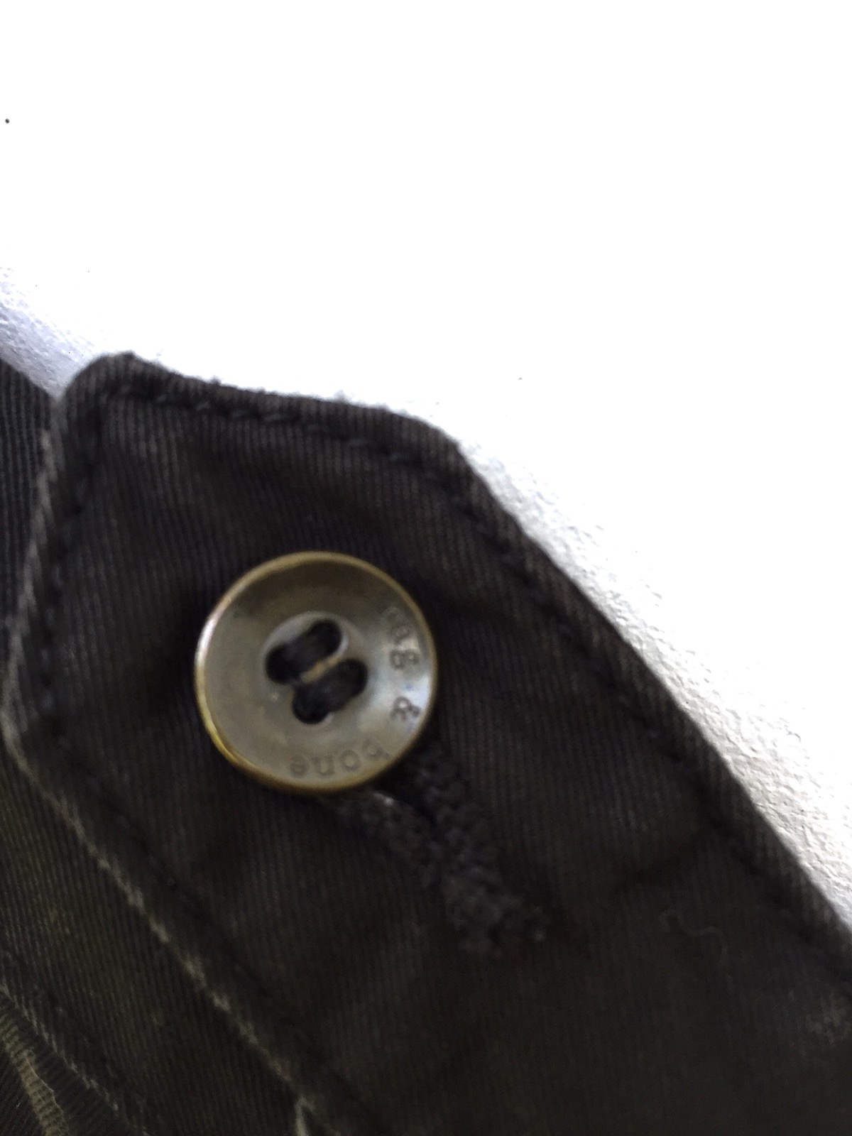 Rag & Bone Military 2 Front Pocket Button Shirt - 5