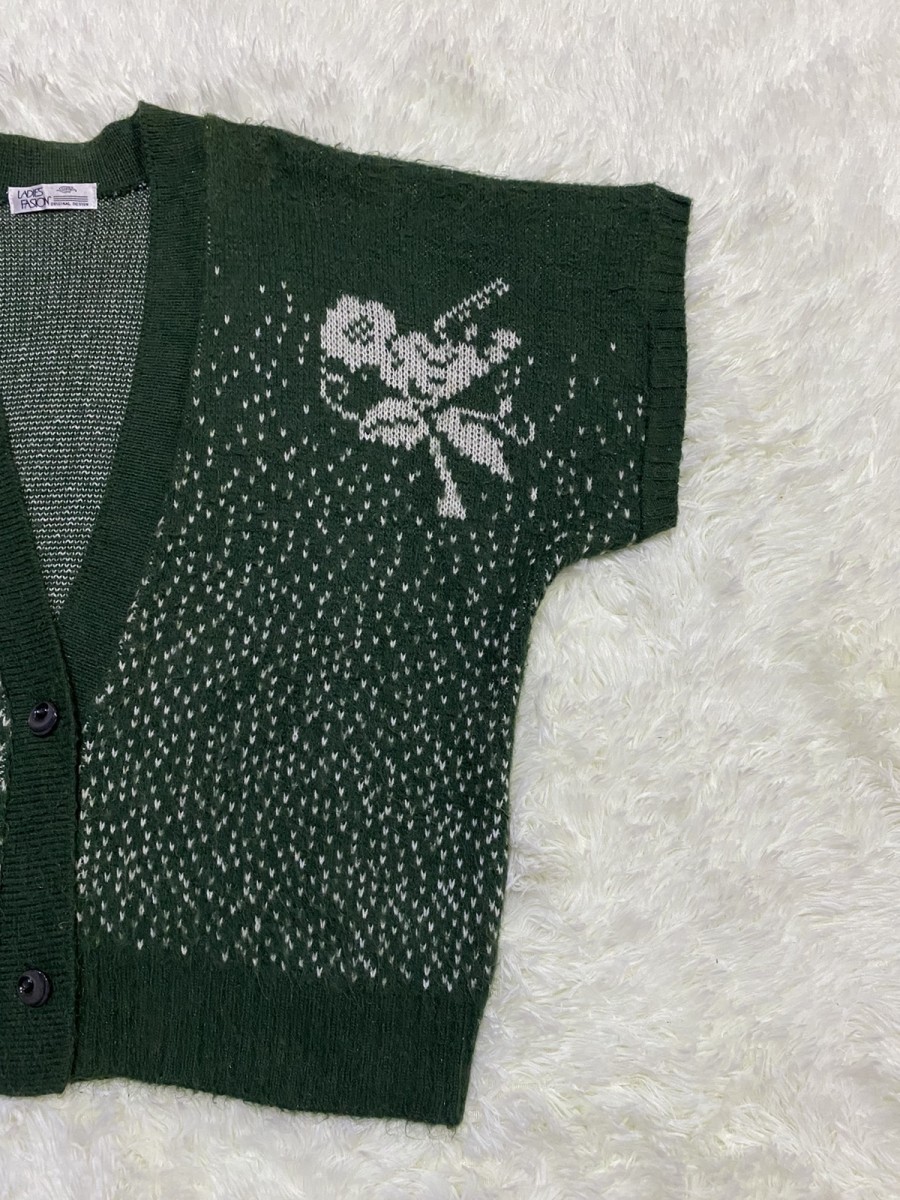 Cardigan - Wool Blend Sweater Cardigan - 2