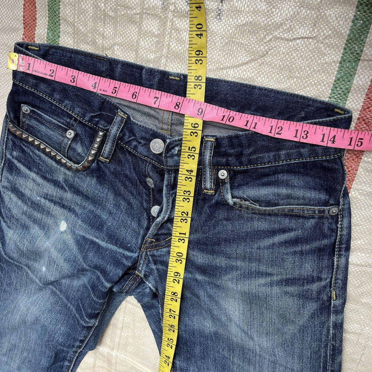 Vintage - Redline Selvedge Hystoric Glamour Denim Jeans Distressed - 4