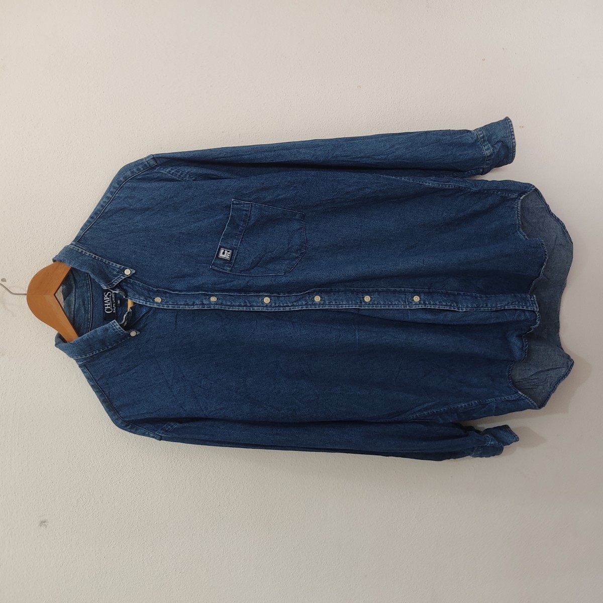 Chaps - Denim Jeans Vintage Long Sleeve Shirt - 1