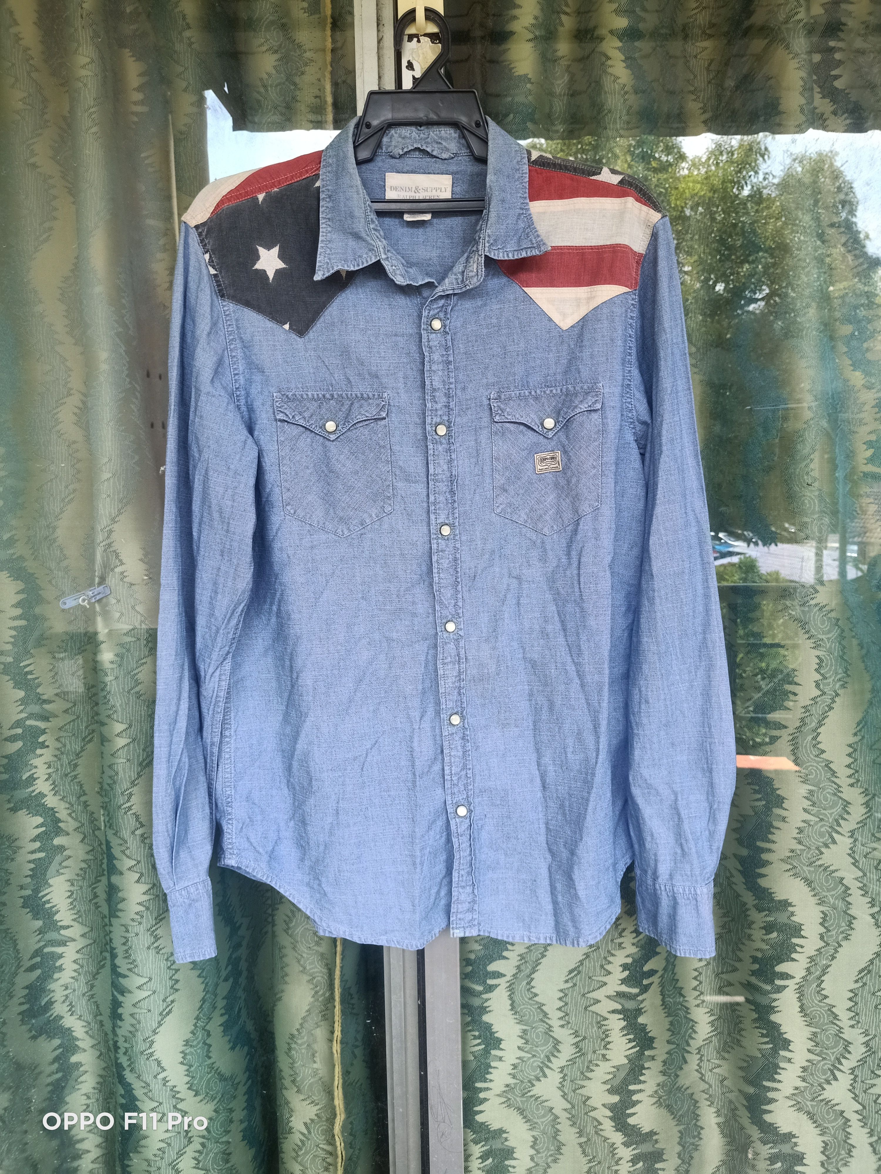 Polo Ralph Lauren - Denim Supply Snap Button Shirt USA Flag - 2