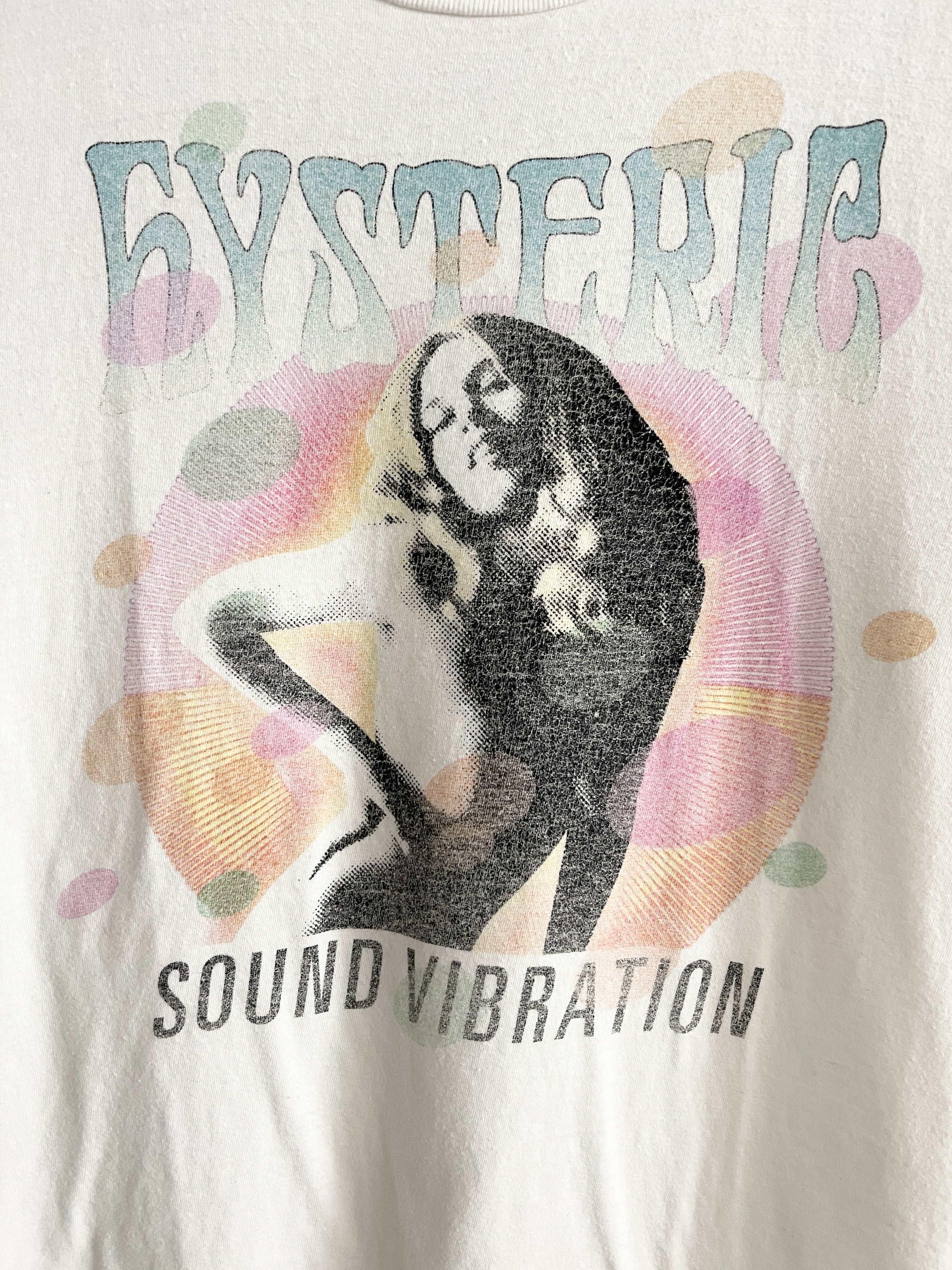 Vintage - STEAL! 2000s Hysteric Glamour Sound Vibration Nude Girl Tee - 4