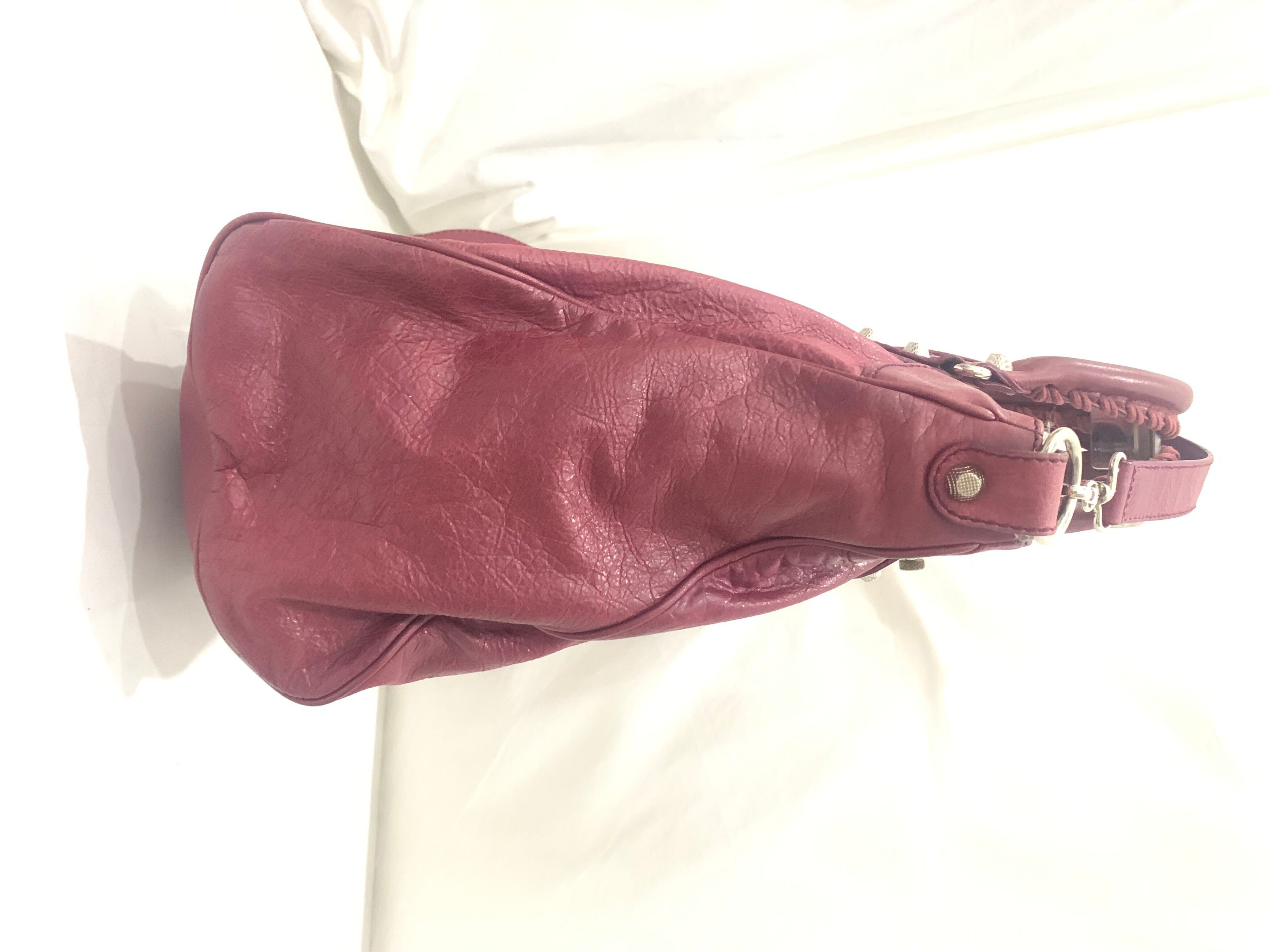 Authentic Balenciaga Giant Velo Red Leather 2 way bag - 5