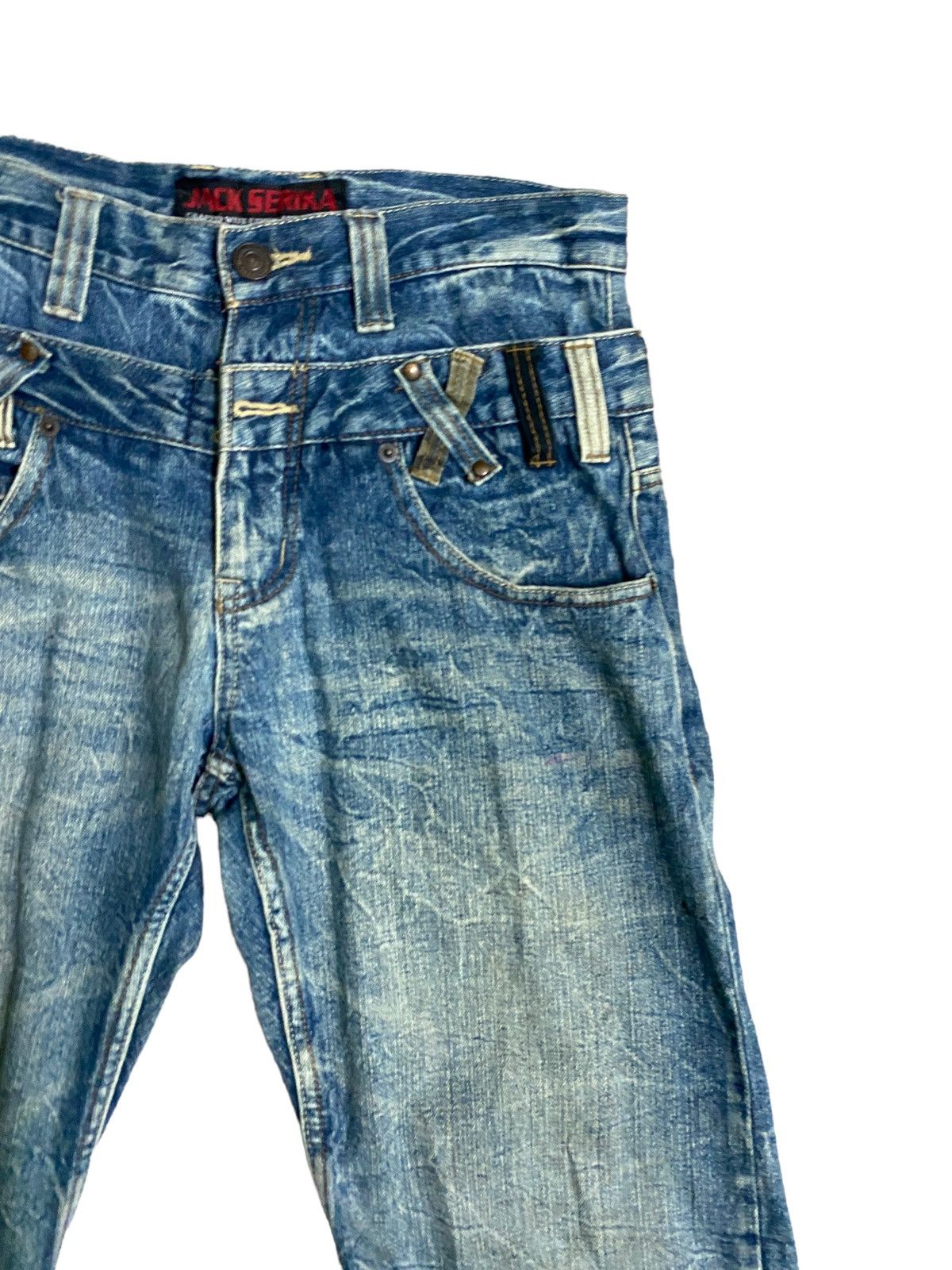 Vintage - JACK SERIKA DOUBLE WAIST ACID WASH DENIM - 5