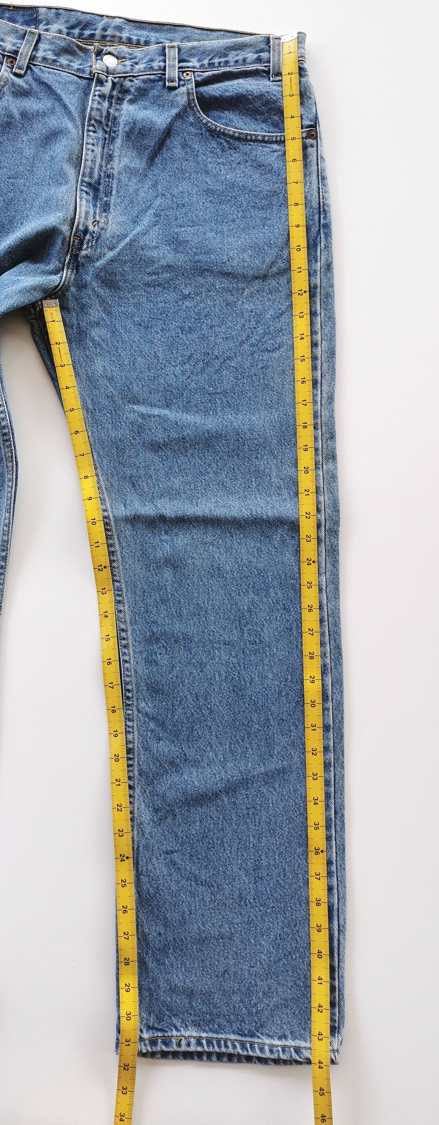 90s Vintage Levis Lot 505 Regular Fit Straight Leg Jeans - 10