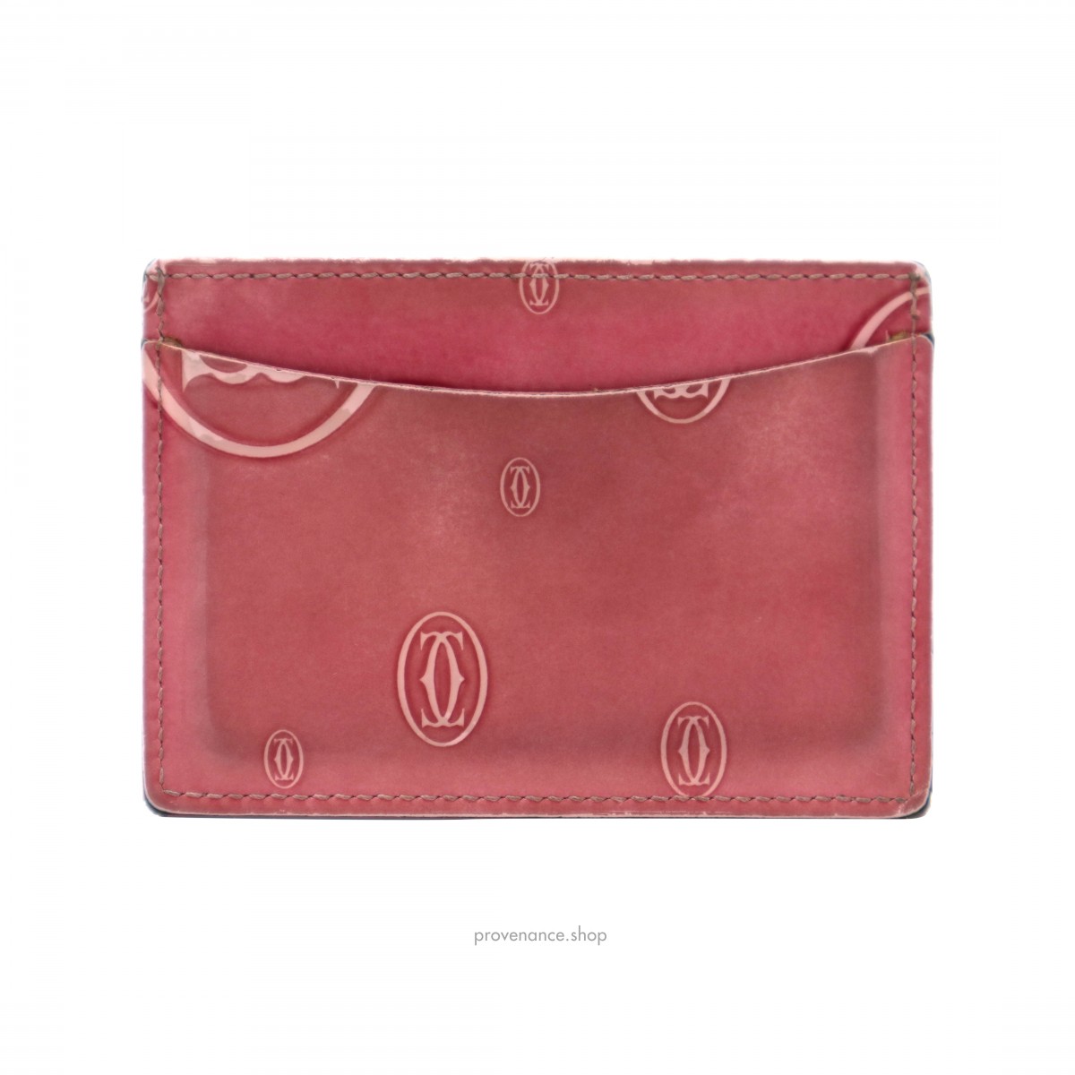 Cartier Happy Cardholder - Pink Patent Leather - 2
