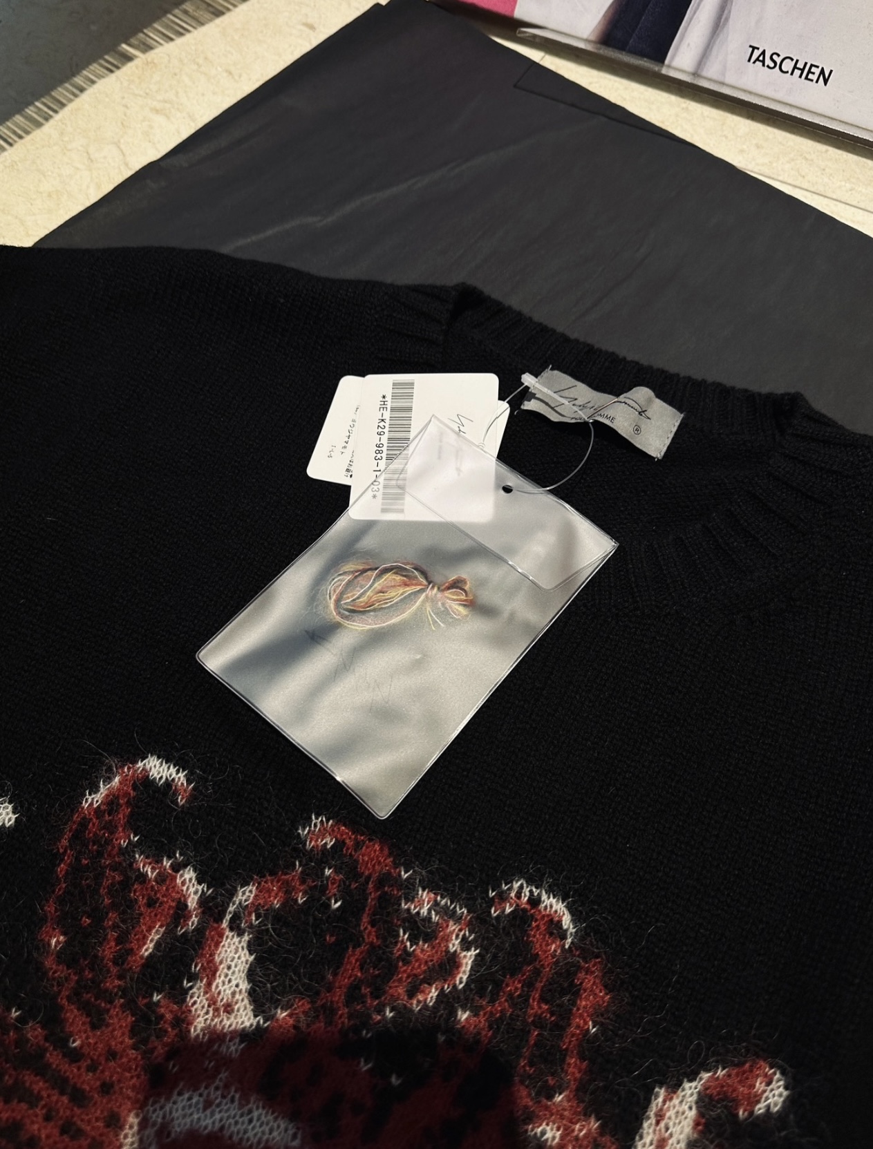 Yohji Yamamoto Pour Homme 2021AW Genderless Overlord Chrysanthemum Knit Top - 7