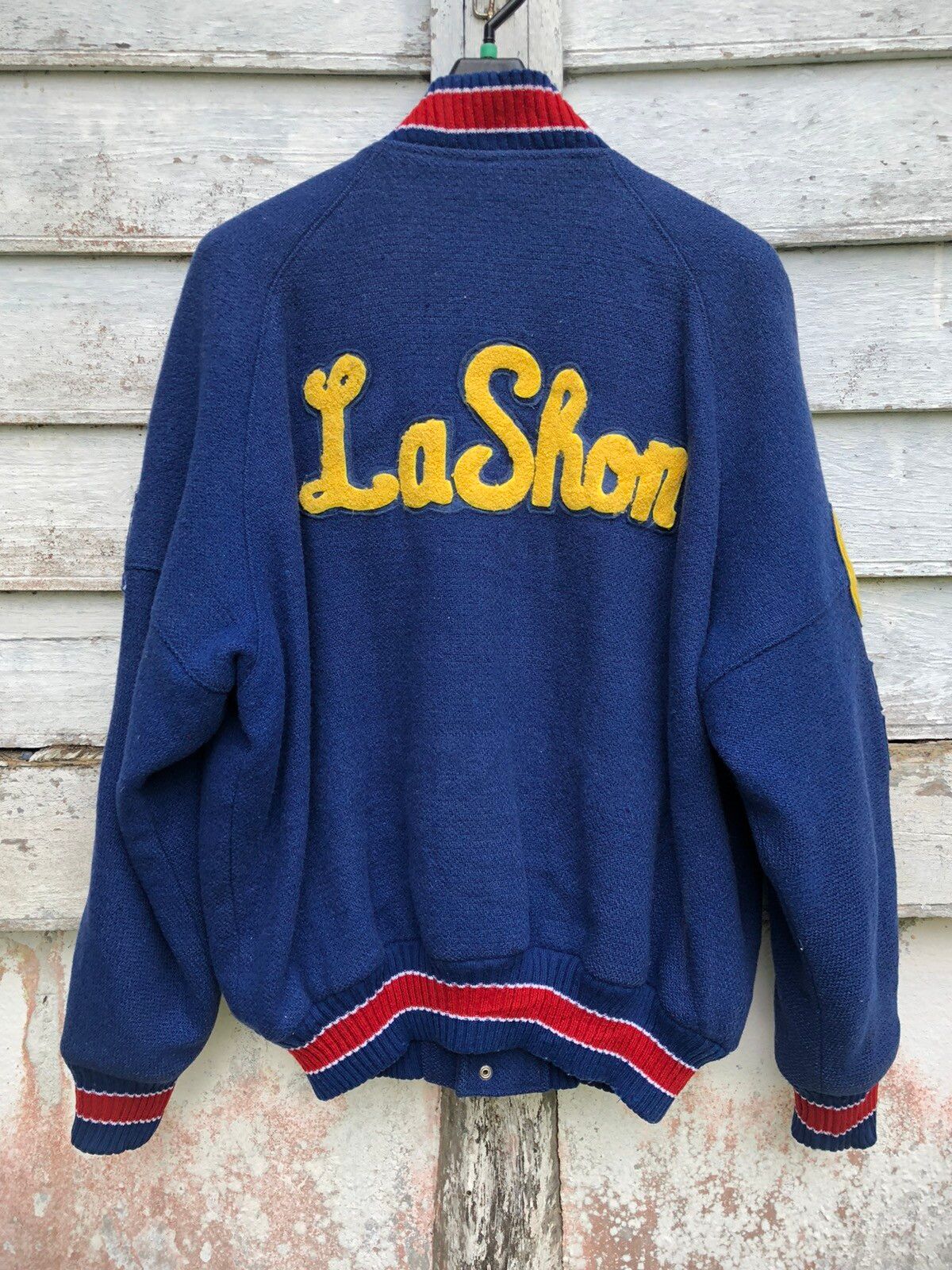 Vintage - Houston Sportwear La Shon Wool Varsity Jacket - 3
