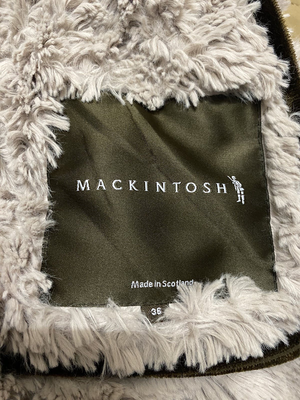 Rare Mackintosh Quilted Lining Sherpa Brown Jacket - 9
