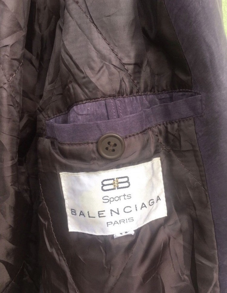 Vintage 90s Balenciaga Sport Poly Bomber Jacket - 4