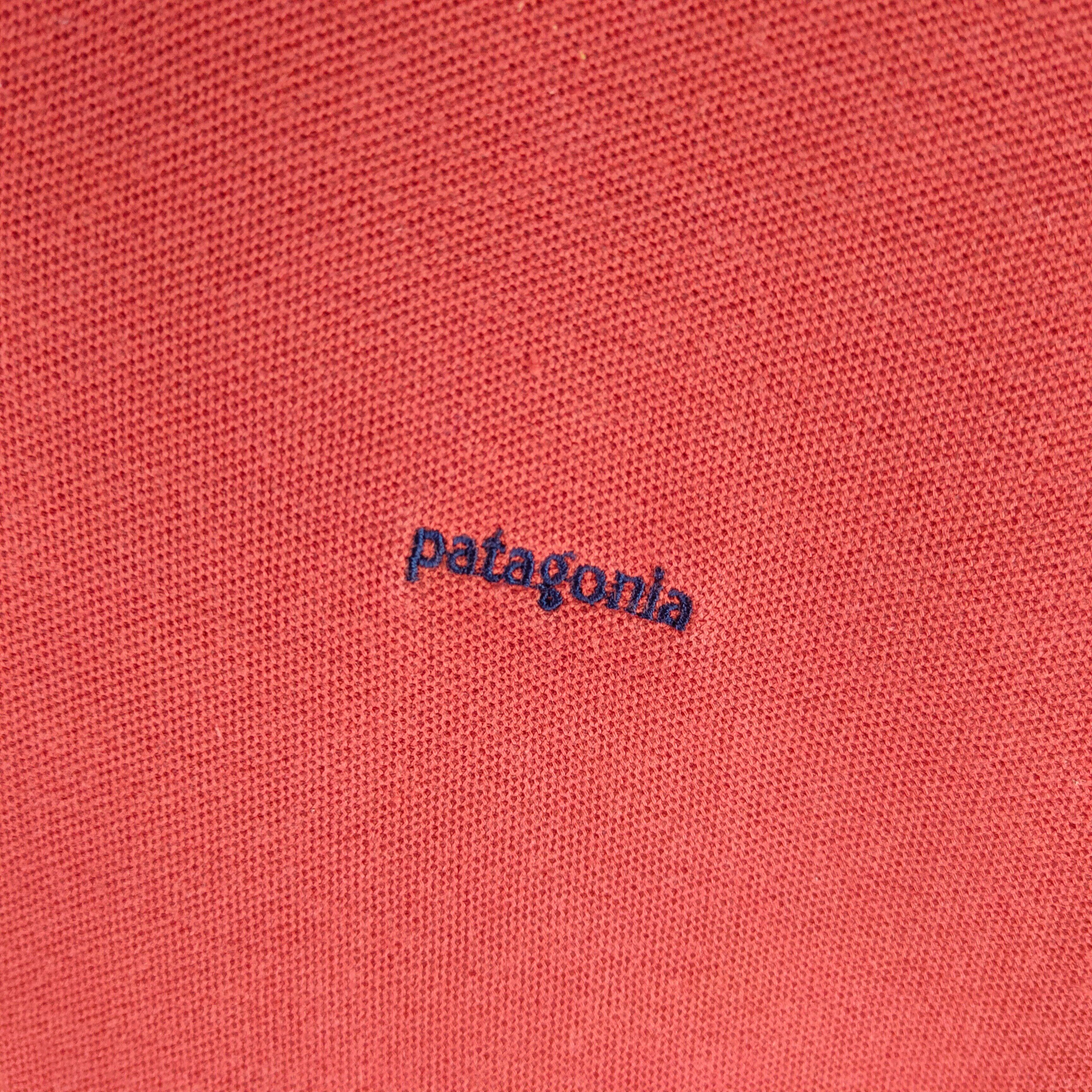 PATAGONIA Embroidery Small Spell Out Polo Shirt - 2