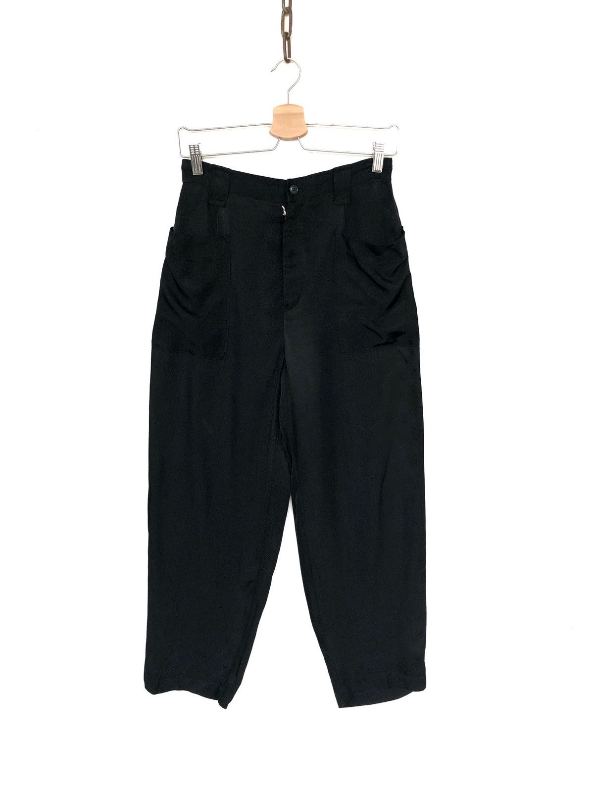 FW90 Comme des Garçons High Waist Gabardine Pants - 2