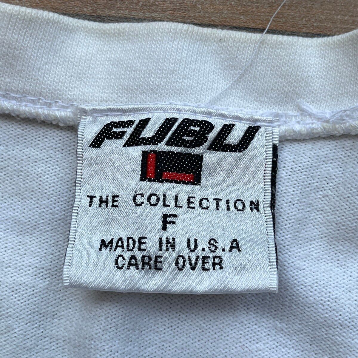 Vintage 1985 Fubu Collection Bleach Wash TShirt Made In USA - 6