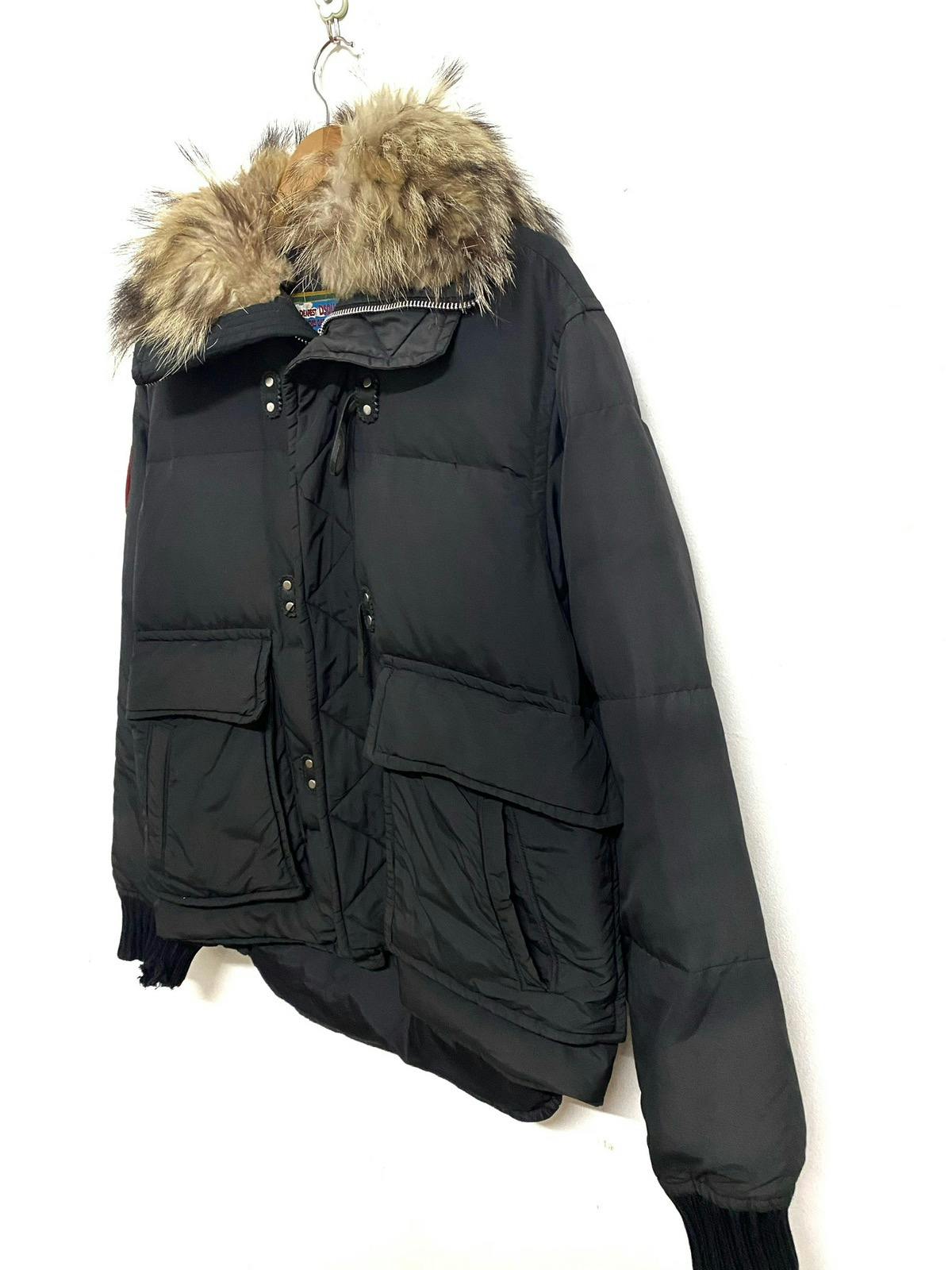 Dsquared Puffer Goose Down Racoon Fur Jacket - 4