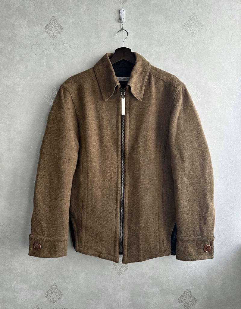 Dirk Bikkembergs 90s Wool Flannel Jacket - 1