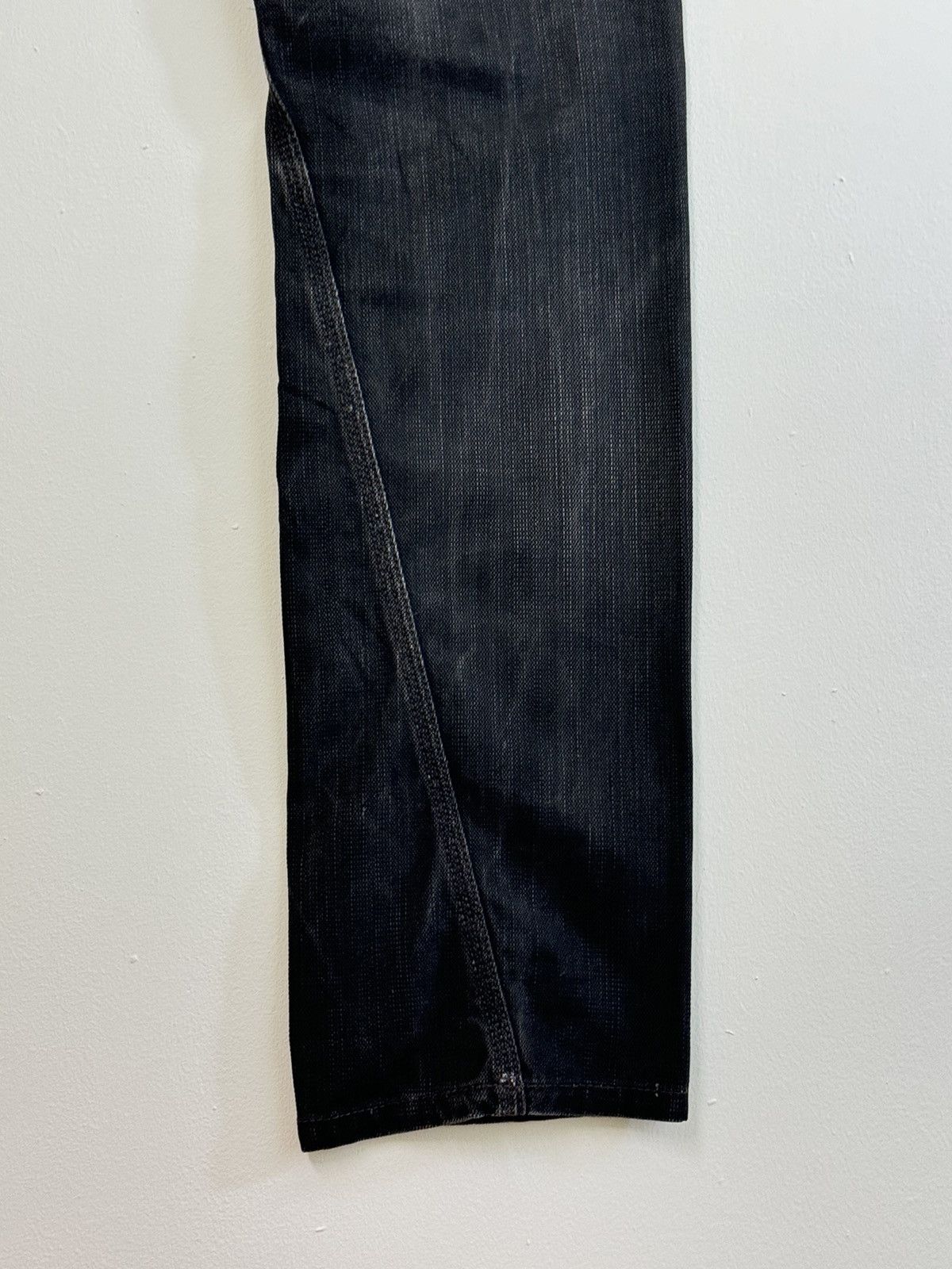 Vintage - HIDEWAYS NICOLE TWIST LEG BLACK DENIM JEANS - 14