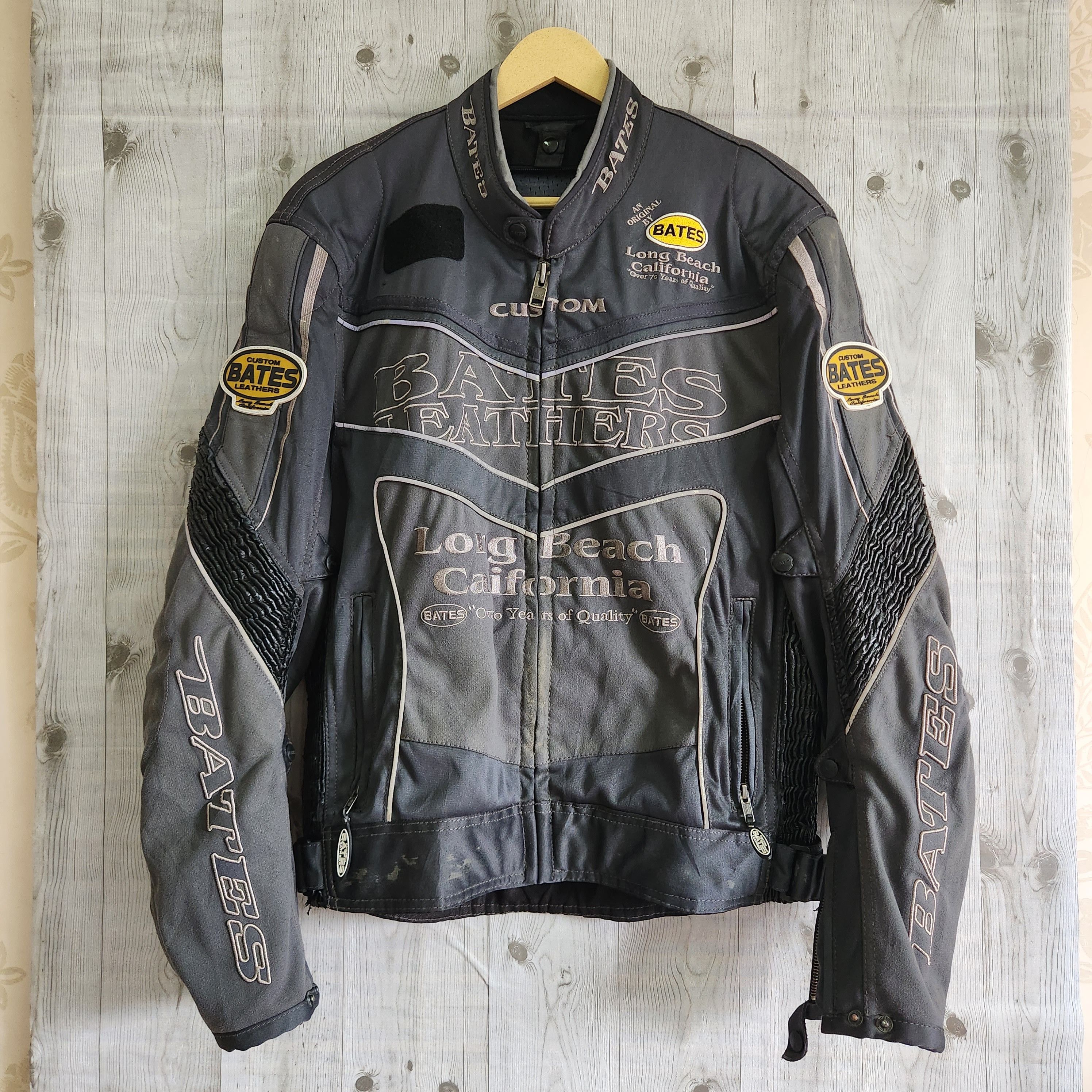 Vintage Bates Leather Motorcycle Jacket - 1