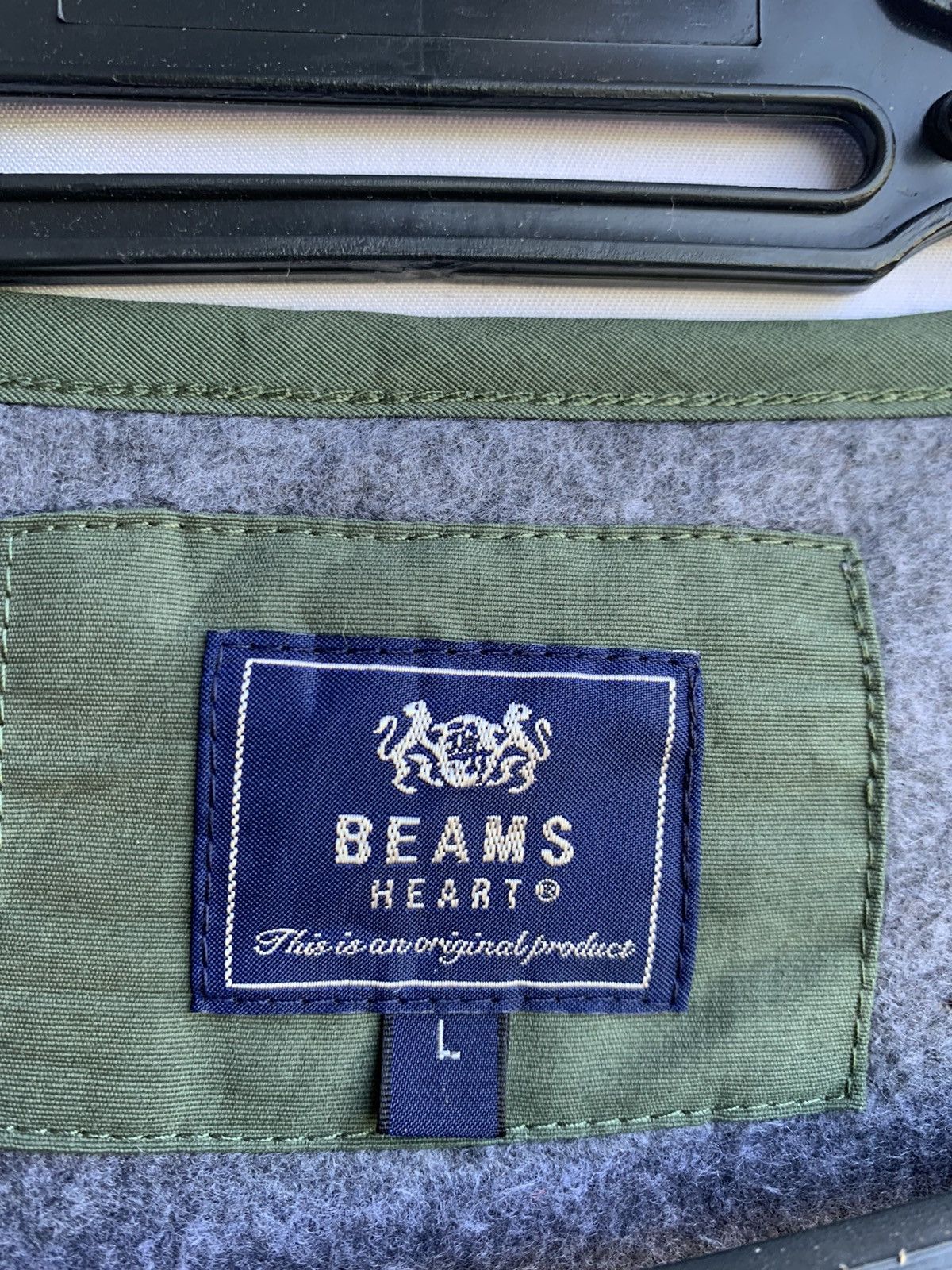 Beams Heart Fleece Half zipper - 4