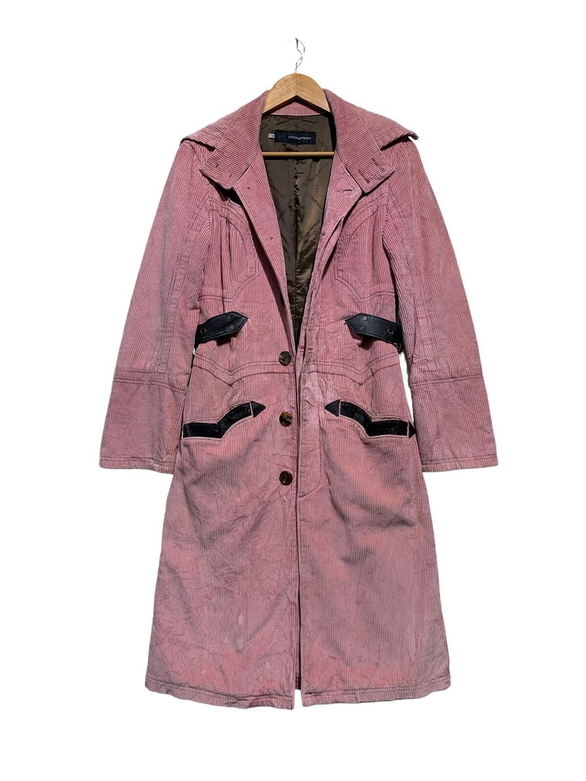 🔥DSQUARED2 CORDUROY TRENCH COATS - 1