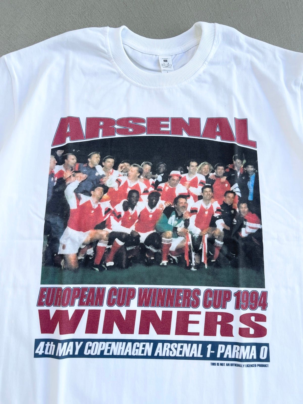 Vintage - Arsenal European Cup Winners 1994 Memorial Tee (L) - 1