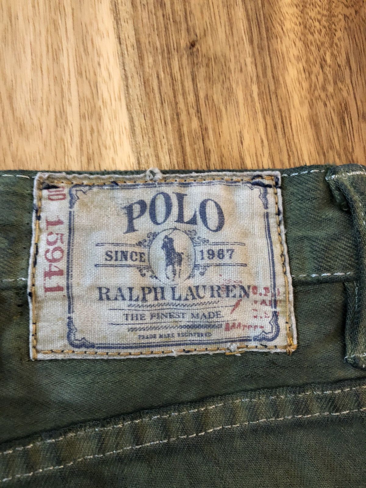 Polo Ralph Lauren Tie Dye Bleach Jeans Denim - 12