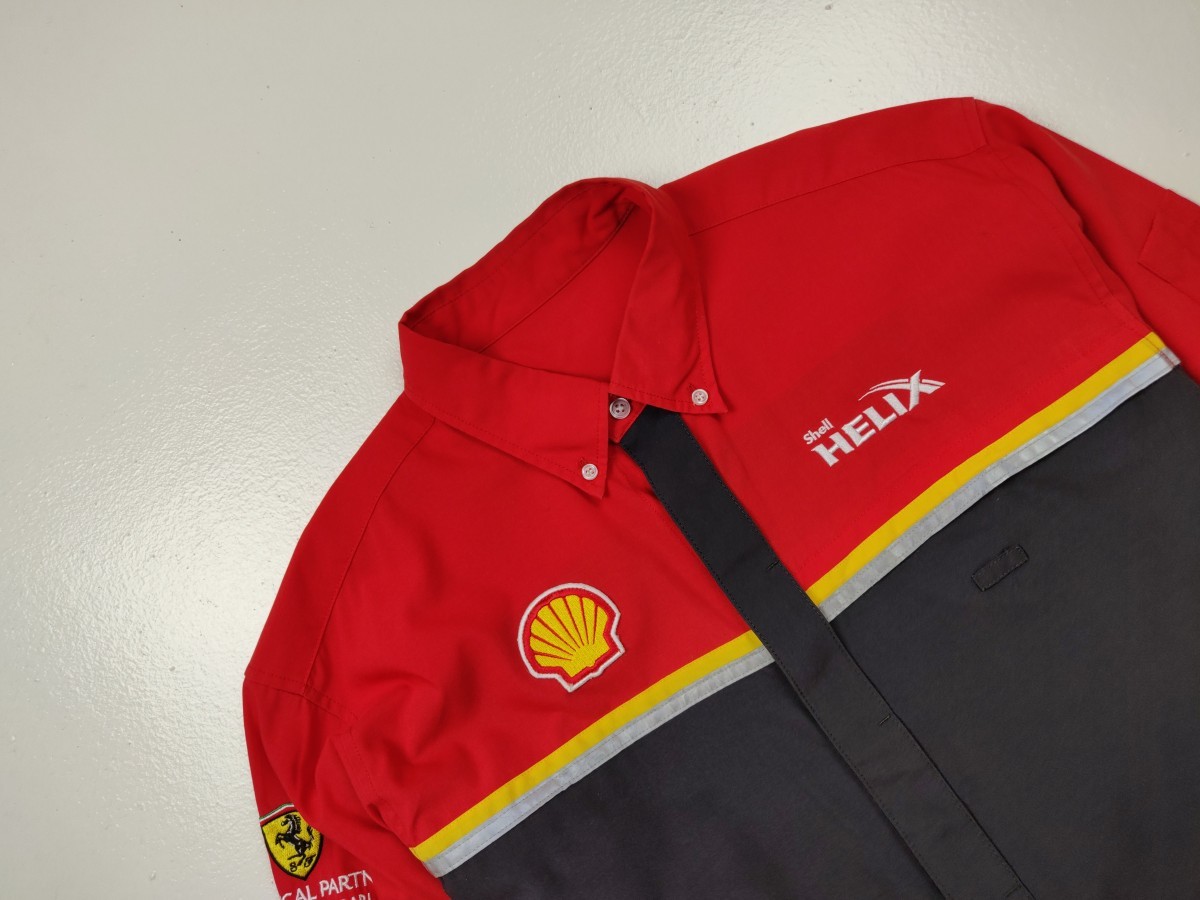Ferrari - Official Partner Shell Staff Shirt Button Ups - 2