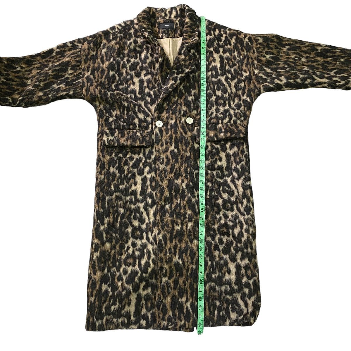 Vintage Emoda Leopard Design Long Coat F Size - 14