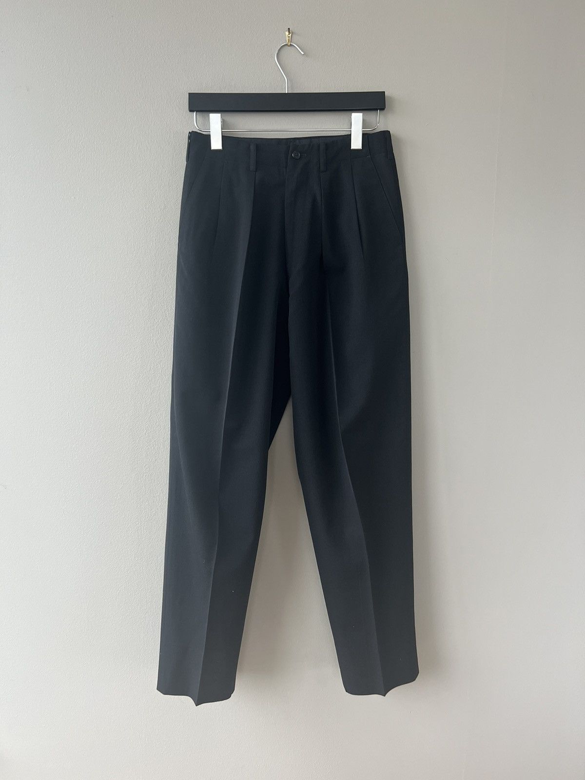90s Y’s Tapered Gabardine Trousers - 1