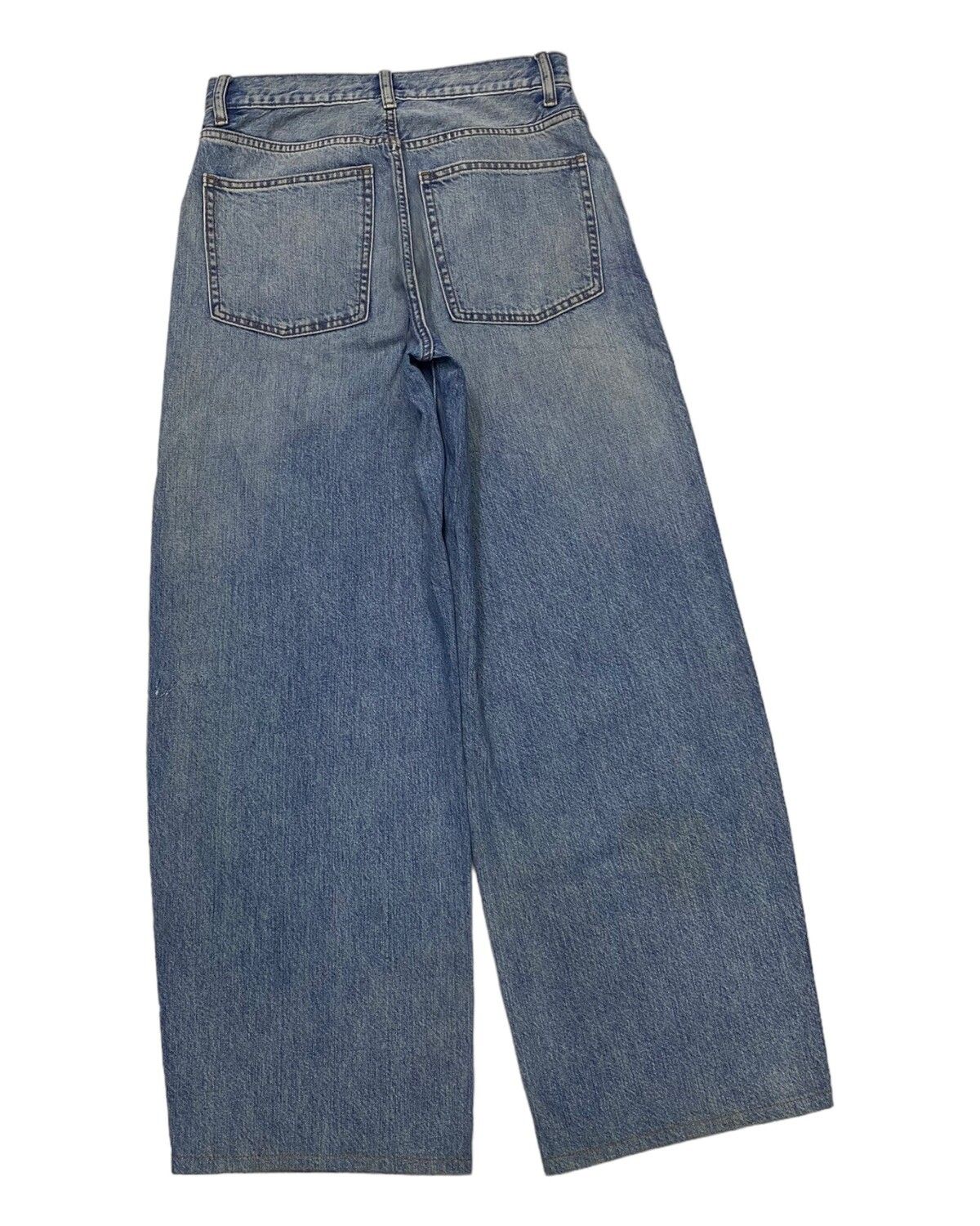 🔥RARE UNIQLO LEMAIRE BAGGY WIDE DENIM JEANS - 4