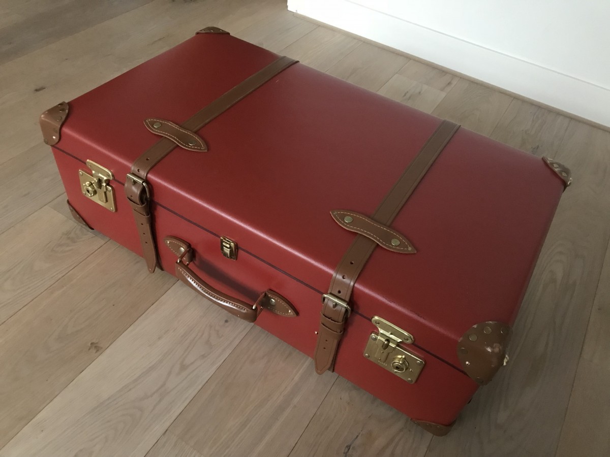 Brand new - Centenary 30'' Extra Deep Suitcase - Red Tan - 1