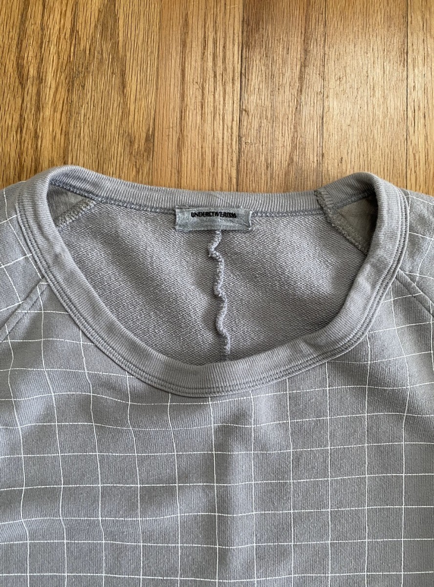 Check Grid 3/4 Sleeve Top - 4