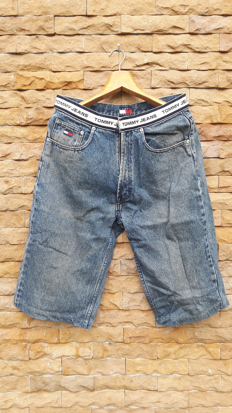 Tommy Hilfiger - Vintage Tommy Hilfger 90s Distressed Cropped denim - 1