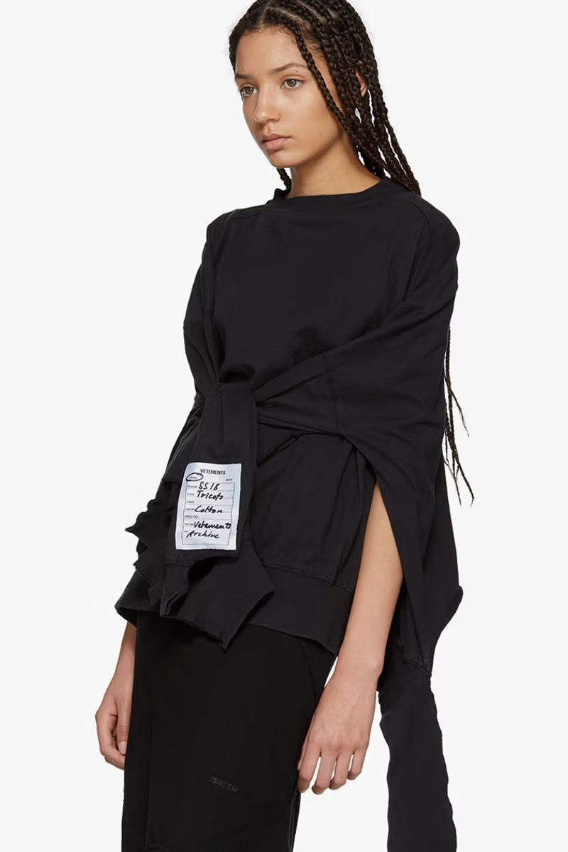 Vetements - S/S 18 - Cut-Out Sweater - 1