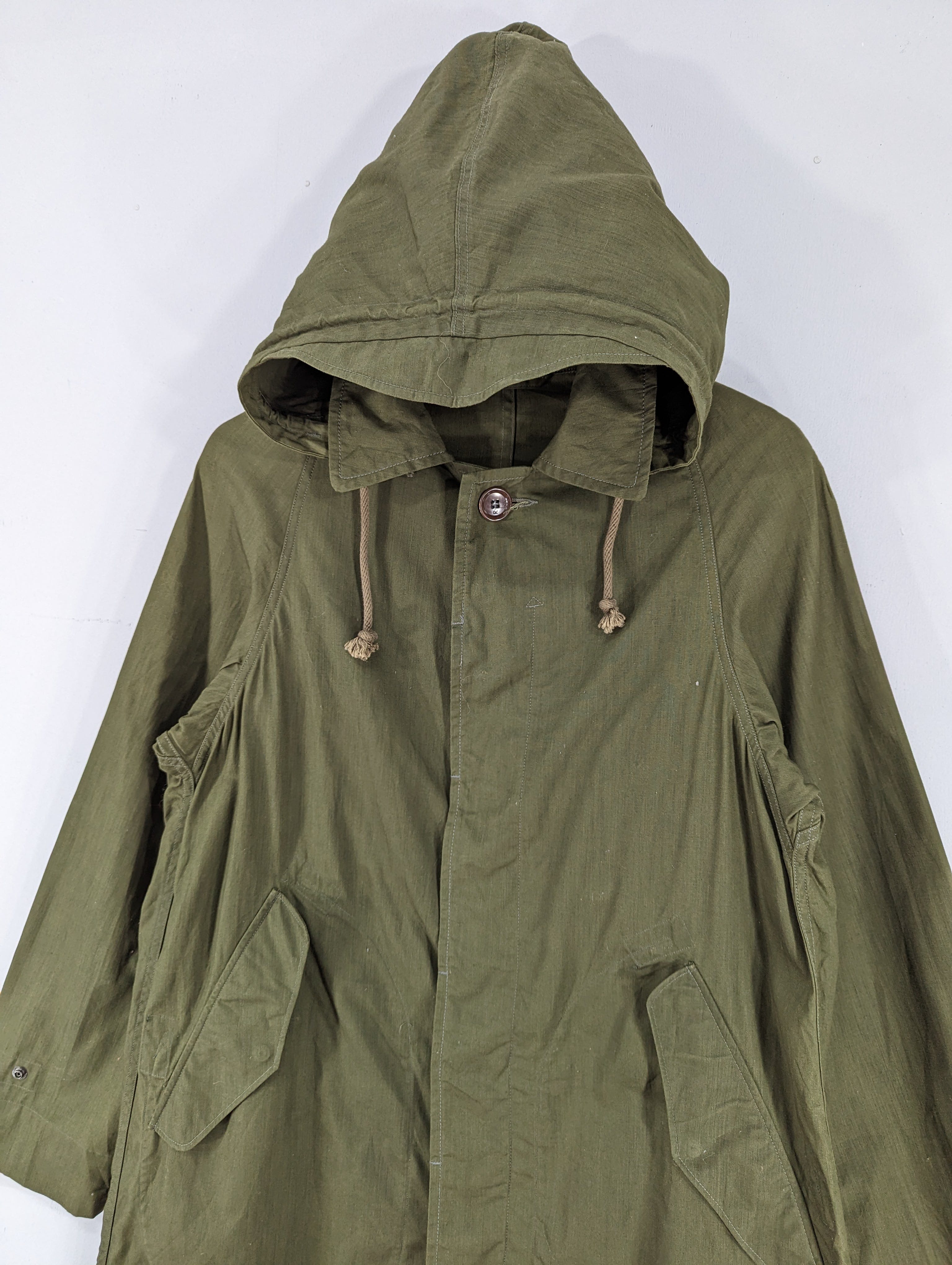 🔥RARE🔥45rpm Green Army Parka Hooded Jacket - 5