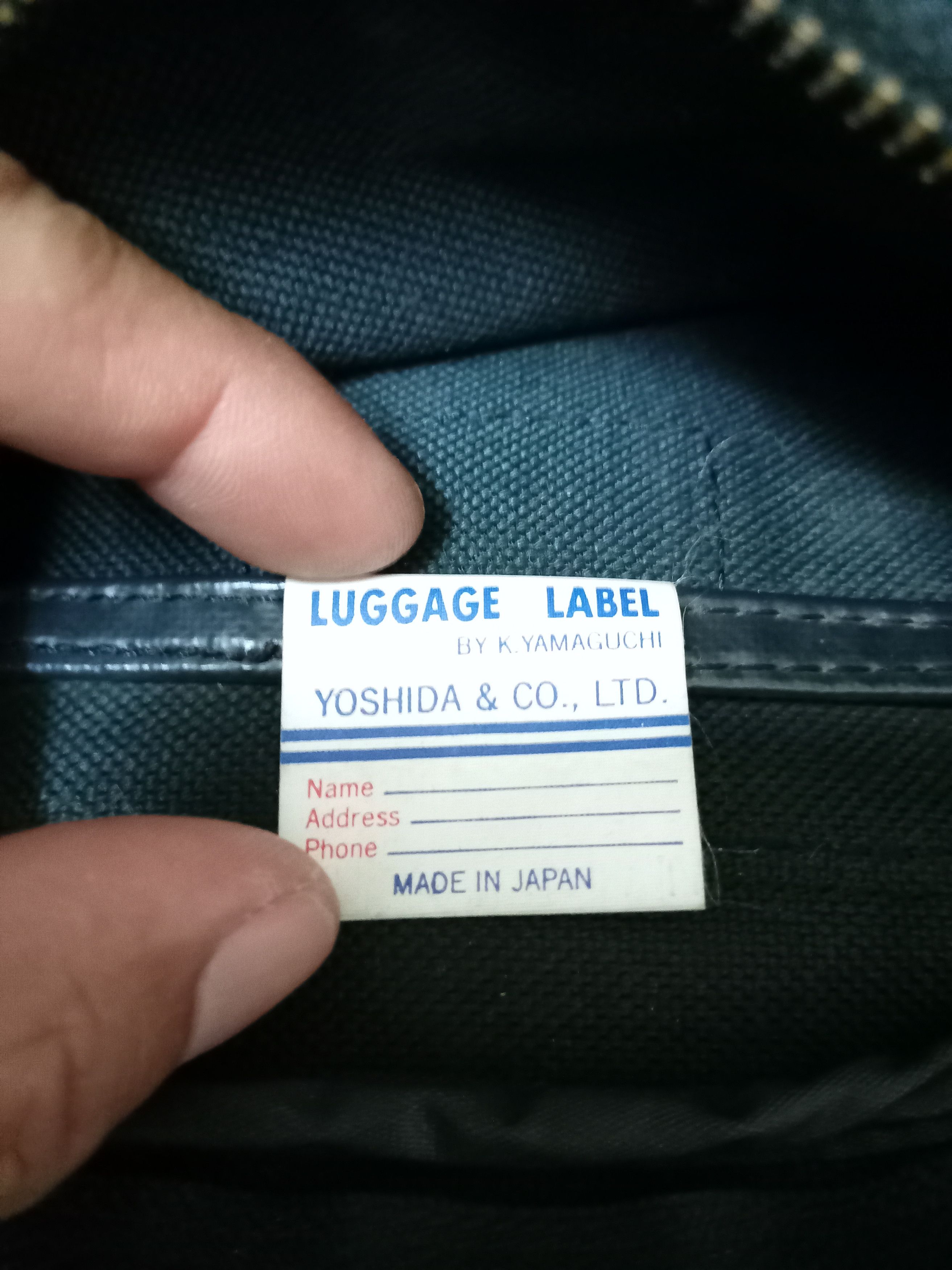 Japanese Brand - LUGGAGE LABEL SLING - 9