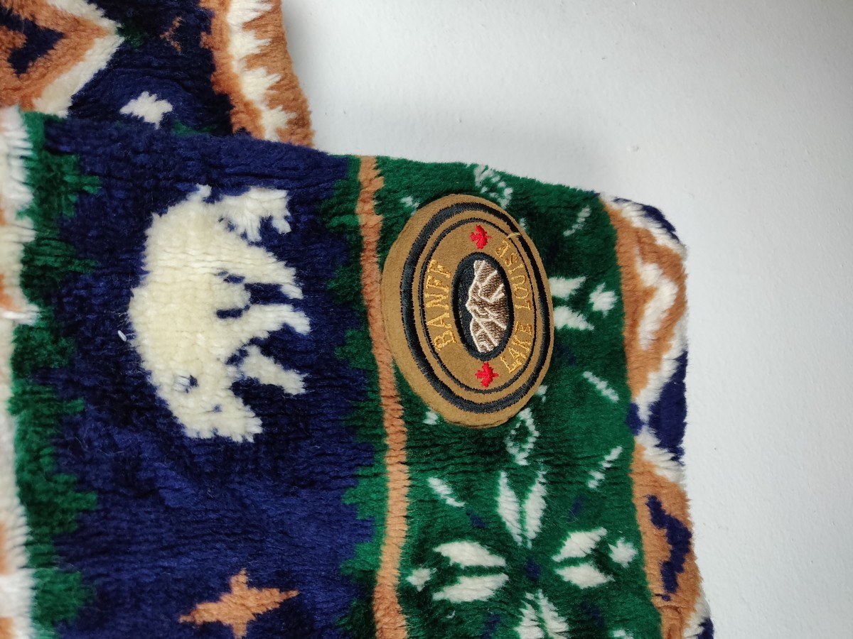 Canadian Sweater - Final Drop! Vintage Canadian Polar Bear Fleece Jacket - 7