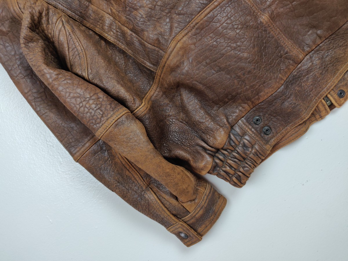 Leather Jacket - Wind Armor Sheep Skin Leather Heavy Jacket Outerwear - 11