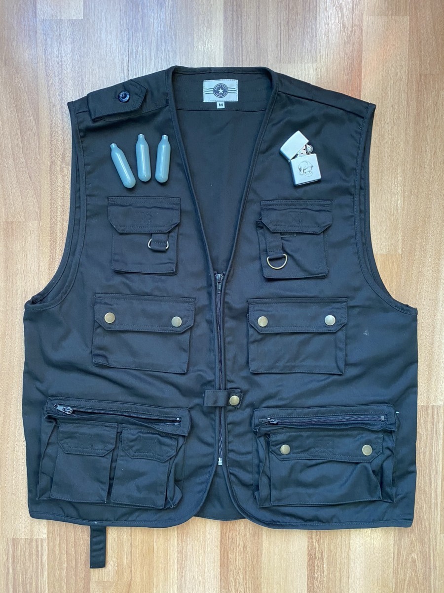 Military - Swiss Army Tex Black Vest - 1