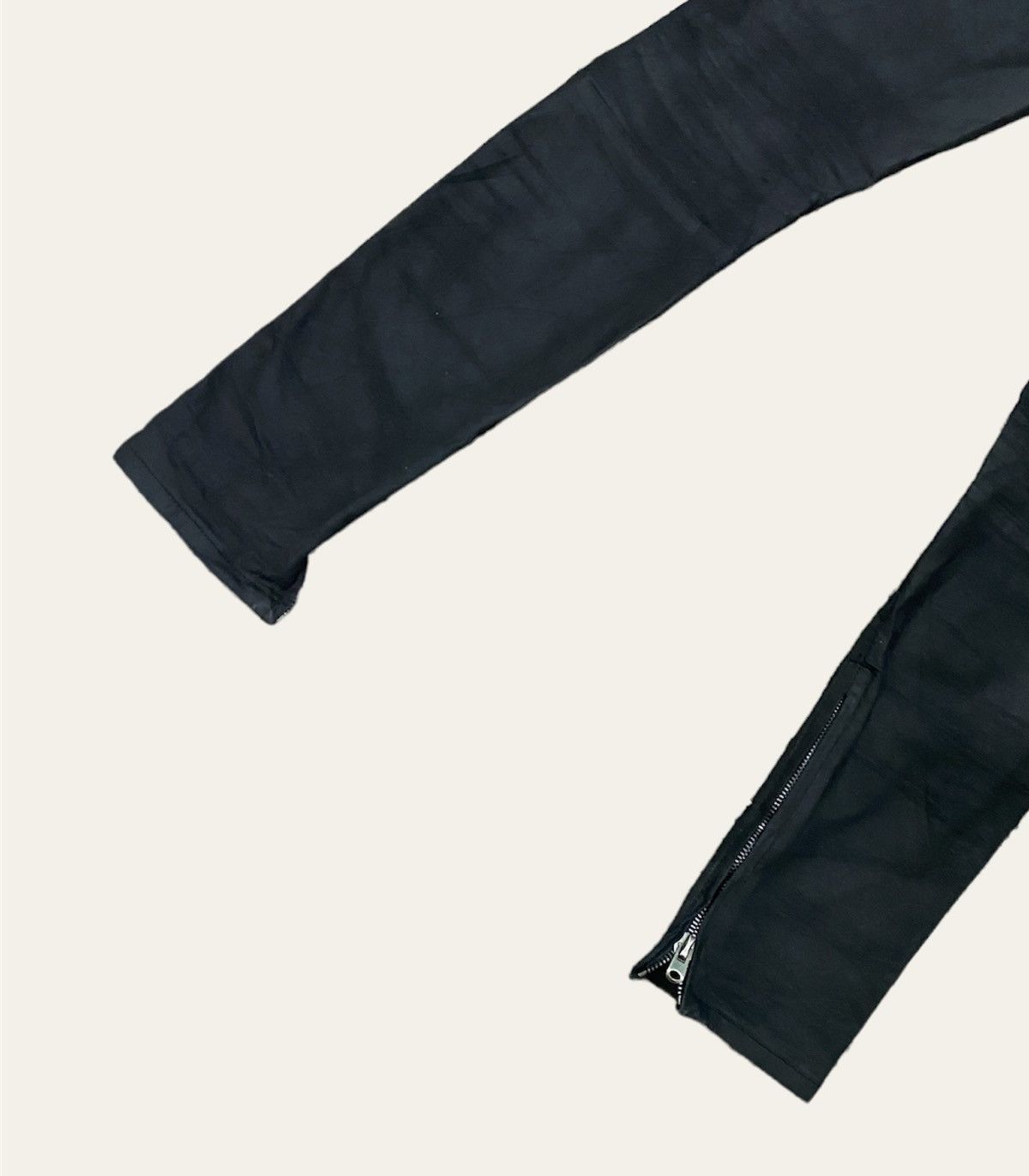 Designer - MNMLCOATED WAXED DENIM ZIPPER SKINNY S37 - 8