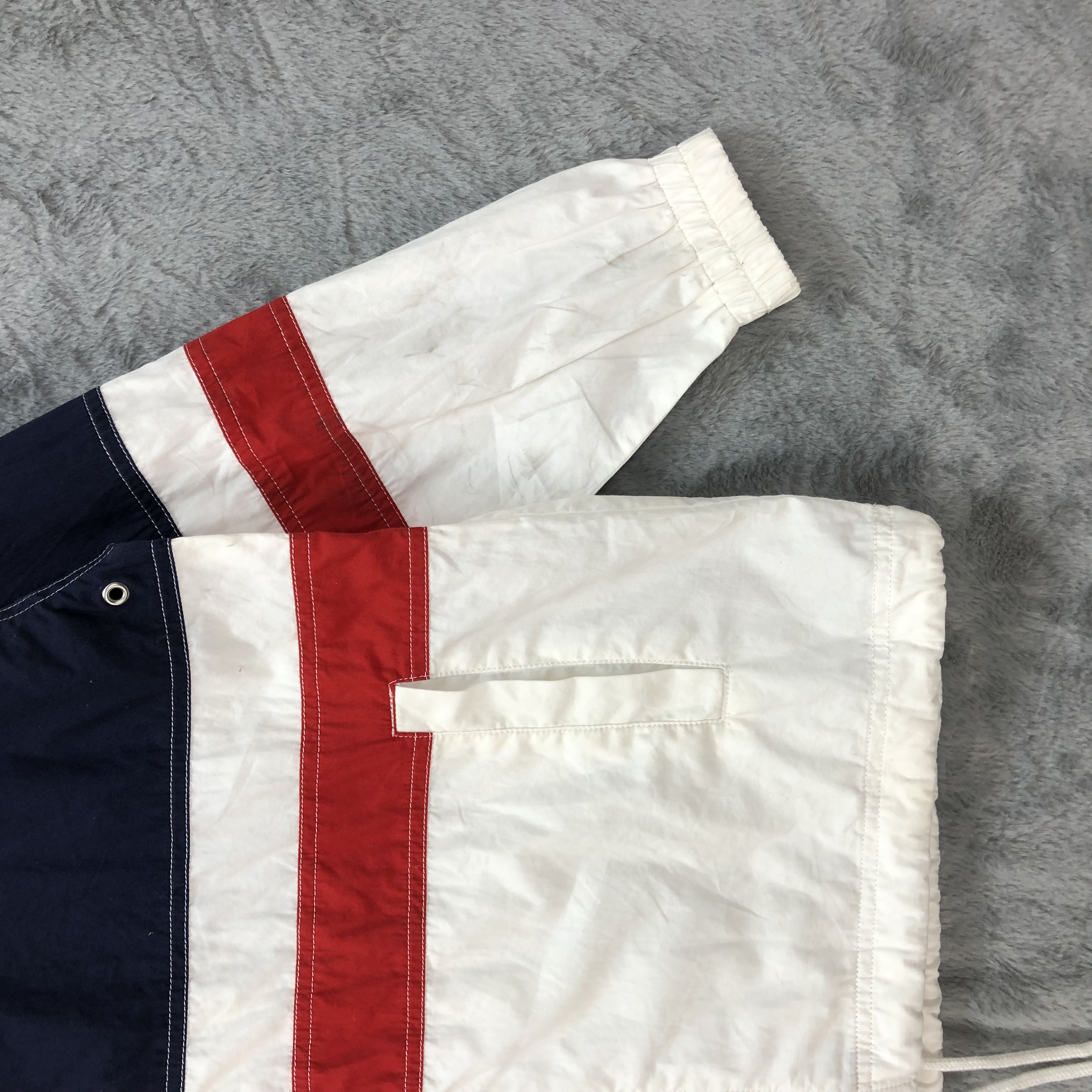 Courreges Paris Colorblock Hooded Zipper Jacket #4747-167 - 8