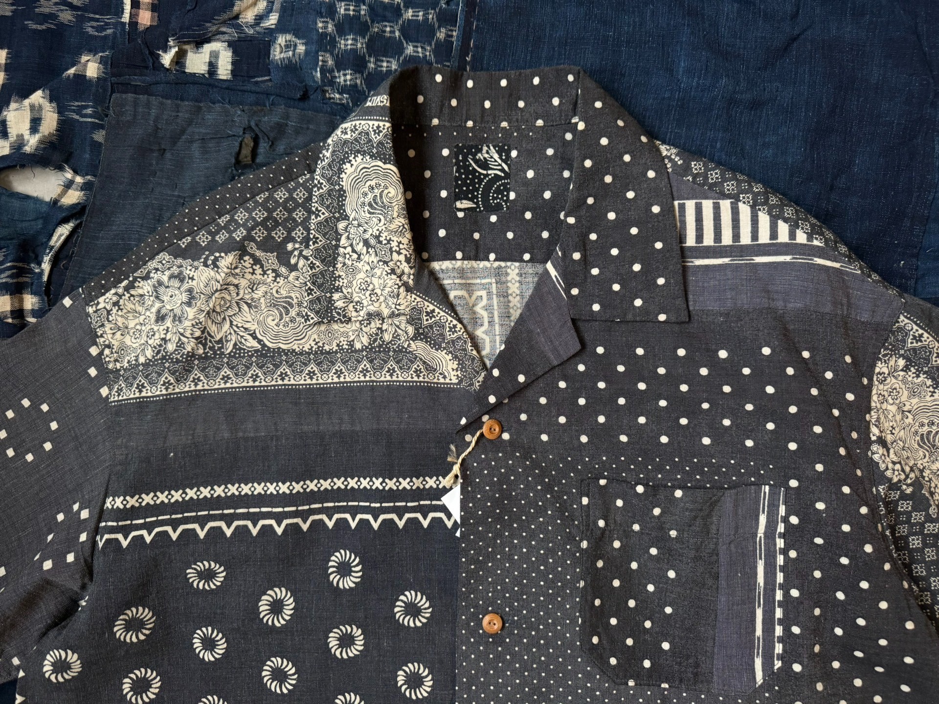 VISVIM 23SS ICT COPA SHIRT S/S mud dyed ancient cloth shirt - 4