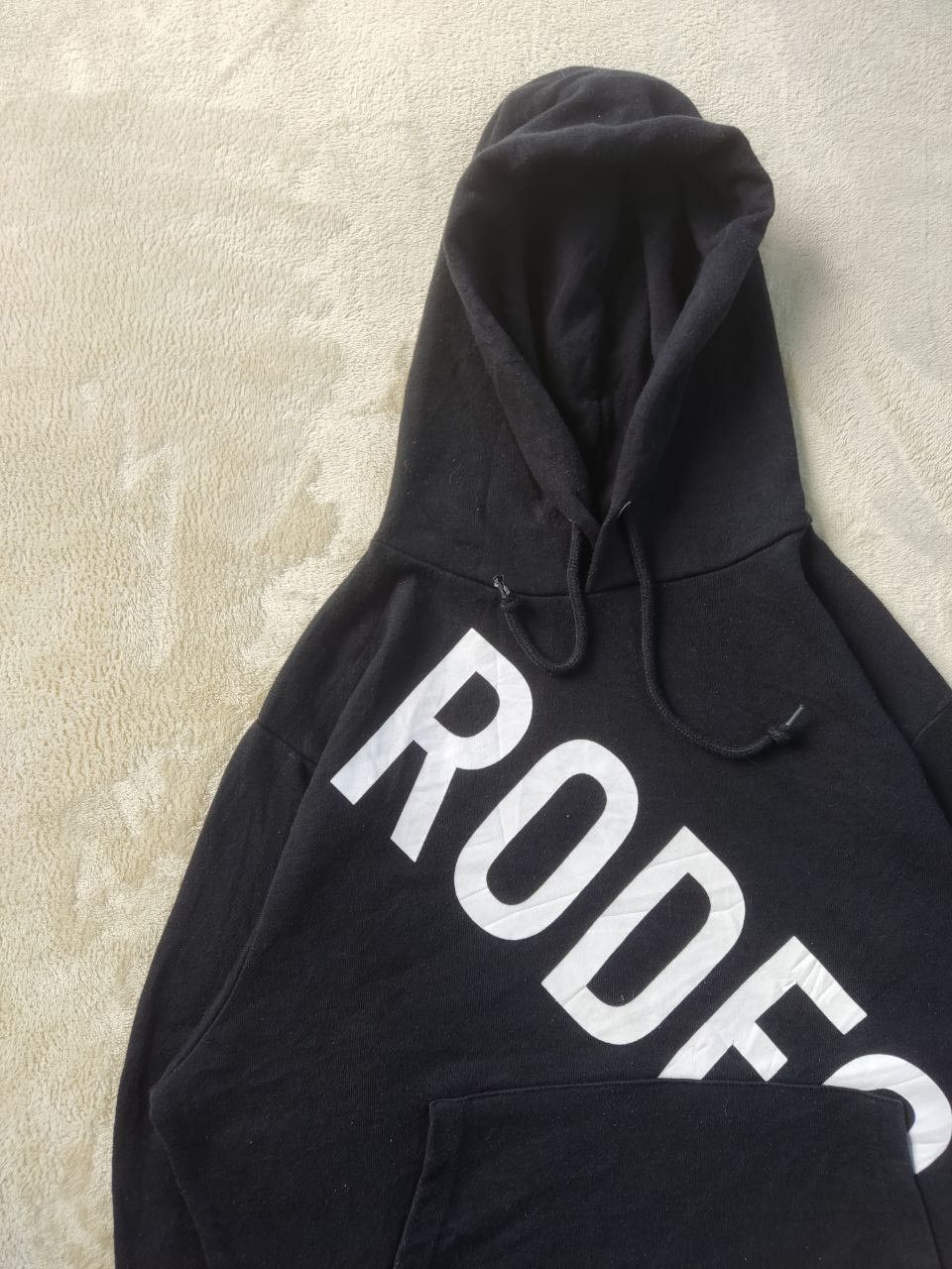 Japanese Brand - RODEO CROWN Spellout Big Graphic Baggy Pullover Hoodie - 7