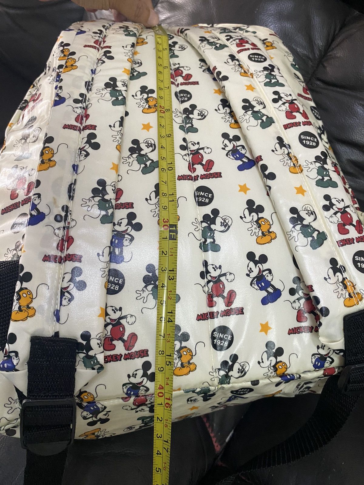 Mickey Mouse Full Print Waterproof Backpack - 13