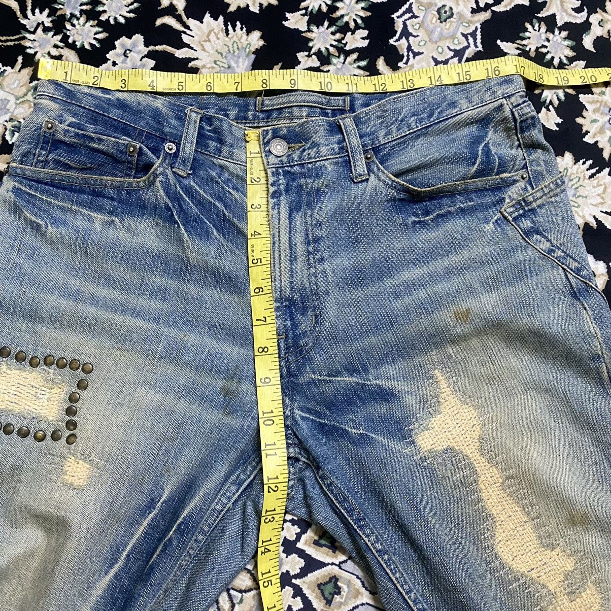 Japanese Brand - PPFM Archive Denim Distressed Jeans - 18