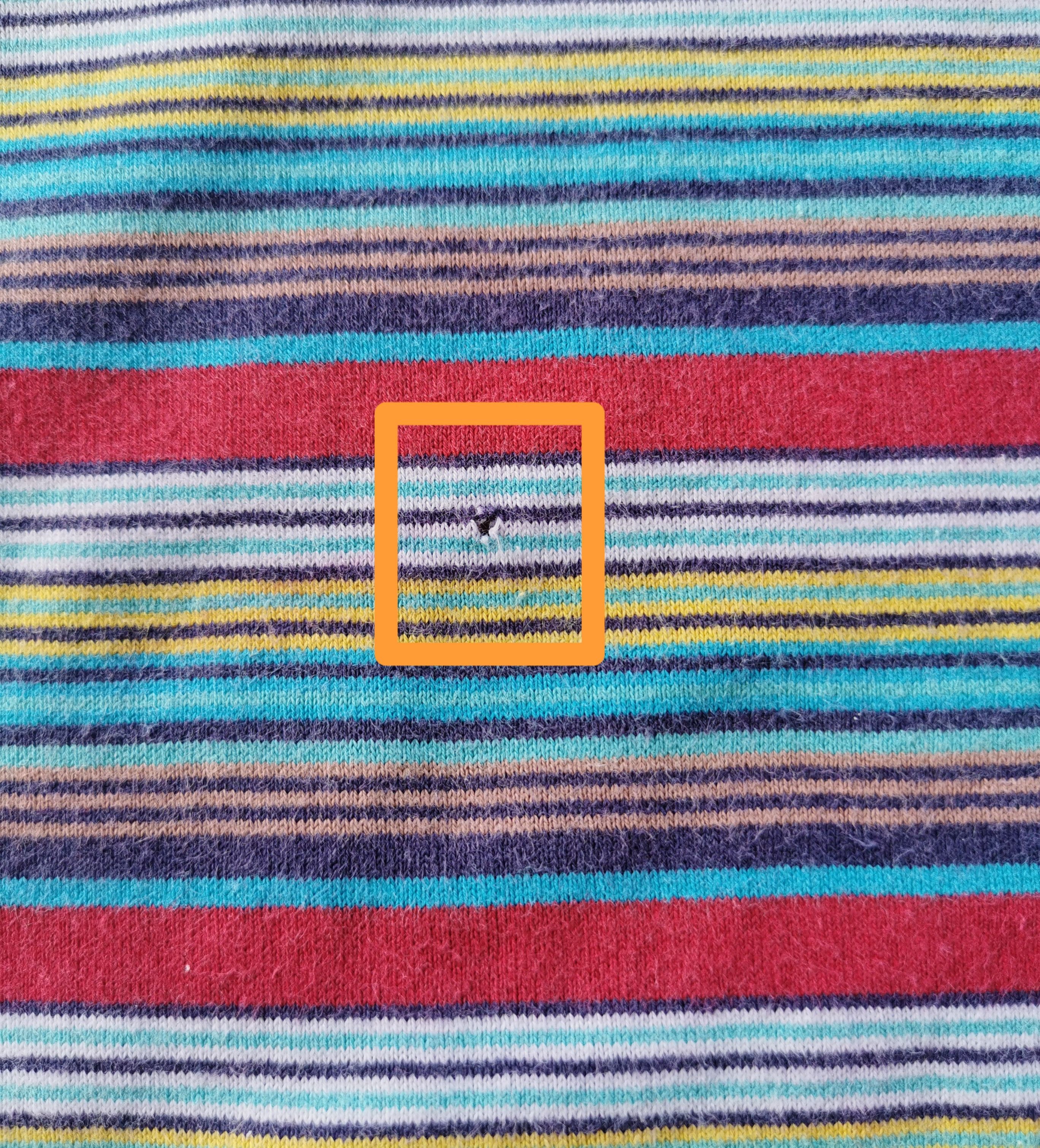 Vintage Levis Rainbow Stripe Pocket Tshirt - 10