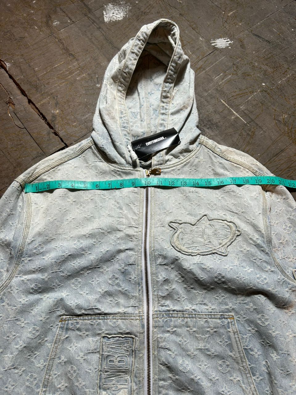 louis vuitton NBA monogram denim jacket - 5