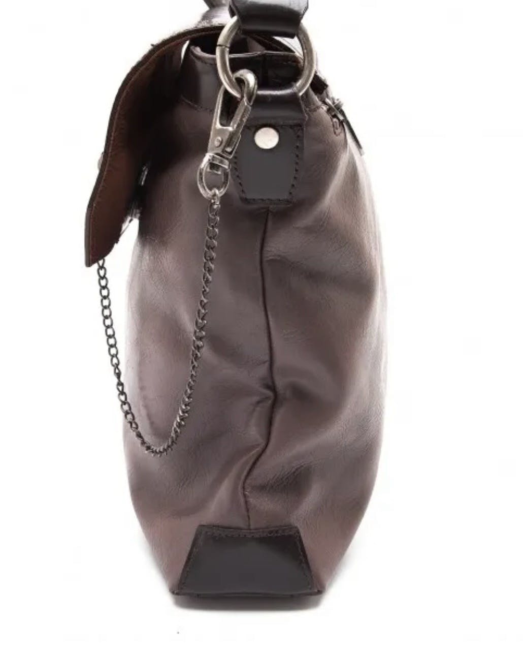 Bullet Leather Shoulder Bag - 7