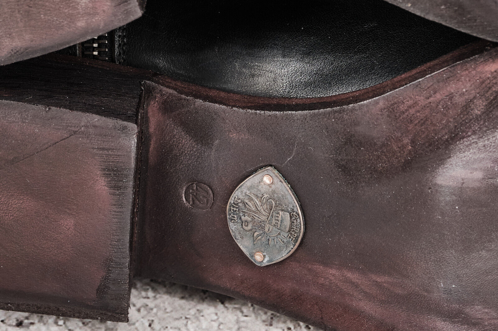 Brand New In Box Carpe Diem Side Zip Bovine Leather Boots, 1490Eur - 11